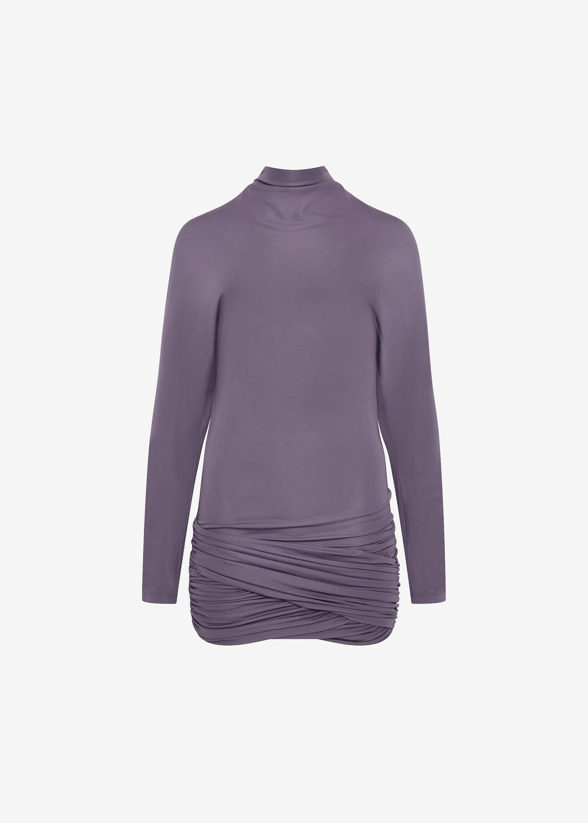 Christopher Esber Luna Draped Jersey Mini Dress - Washed Violet - 6