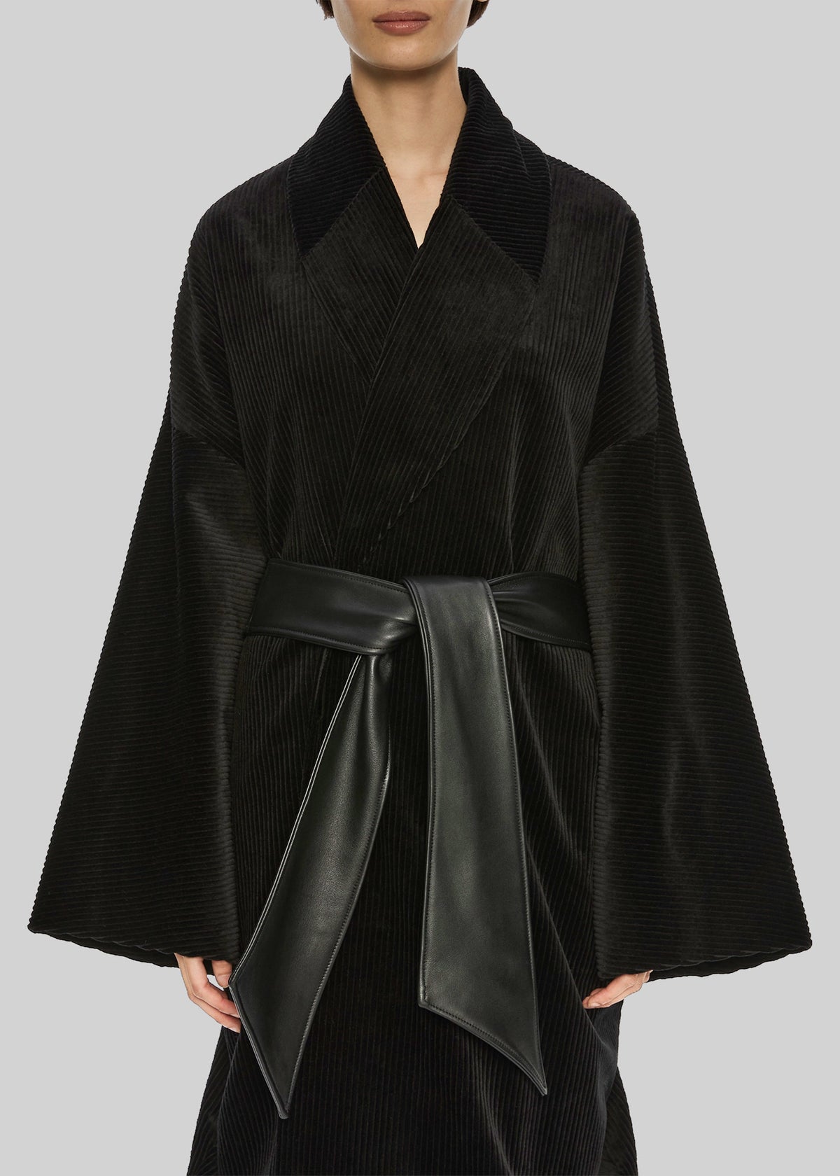 Christopher Esber manteau Manor - Noir
