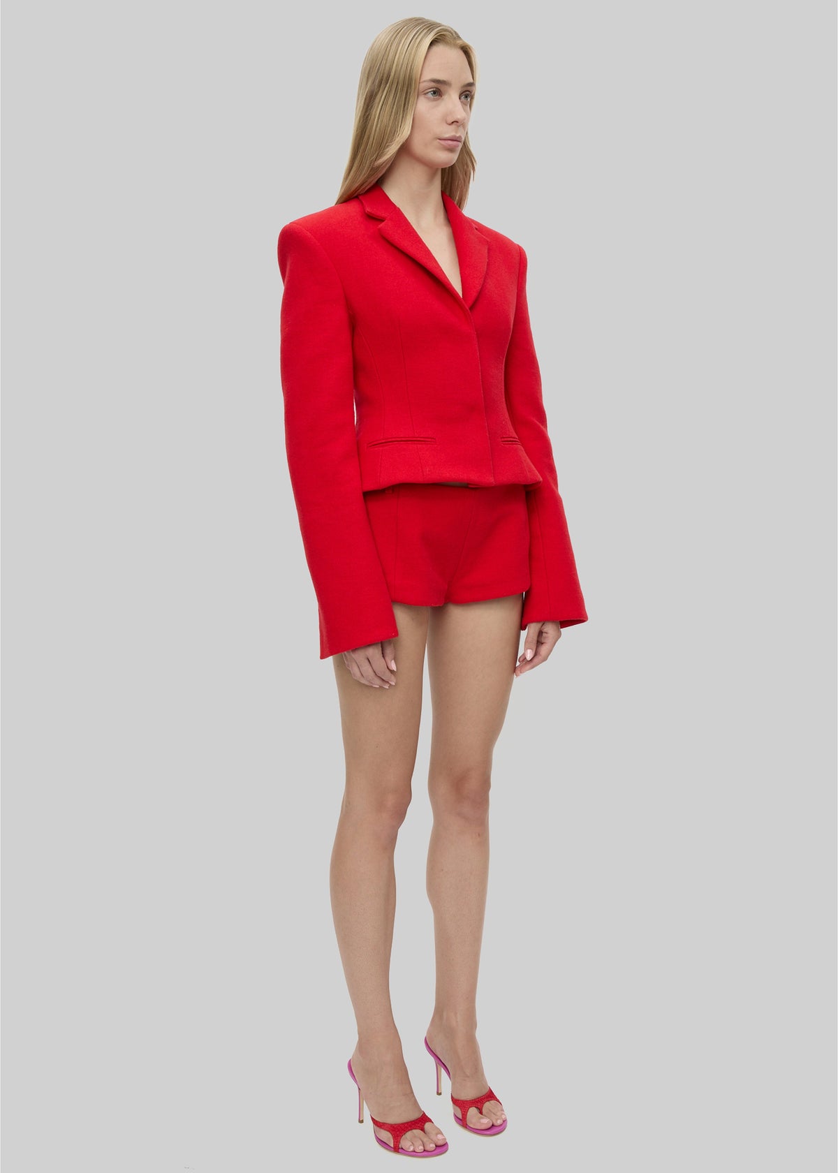 Christopher Esber Marnette Tailored Shorts - Carmine Red - 8