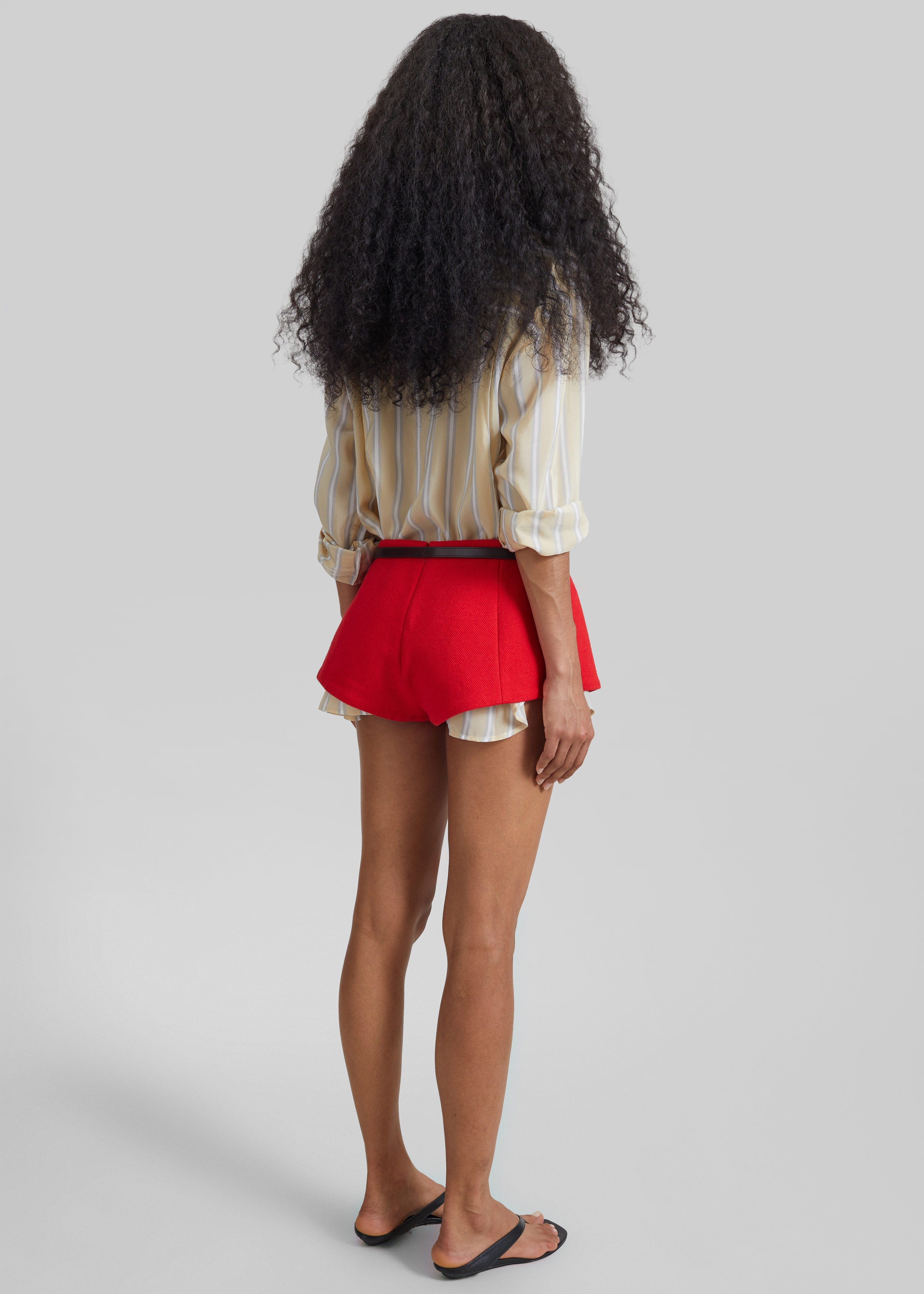 Christopher Esber Marnette Tailored Shorts - Carmine Red - 9
