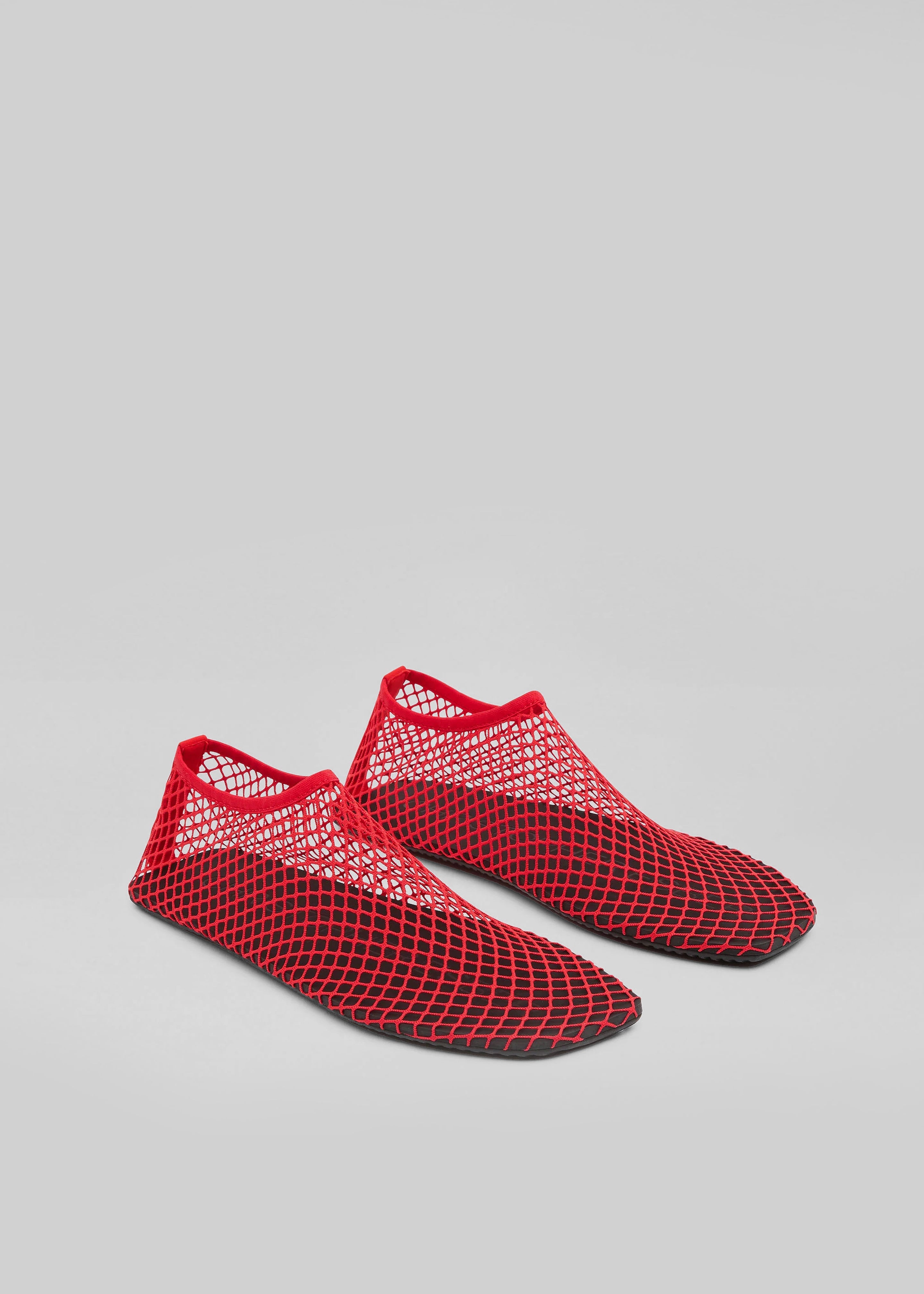 Christopher Esber Mesh Water Flats - Red - 6