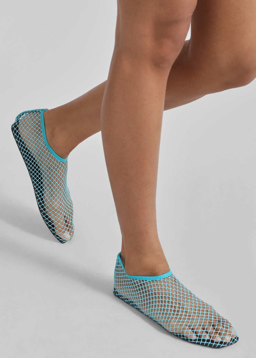 Christopher Esber Mesh Water Flats - Teal - 1