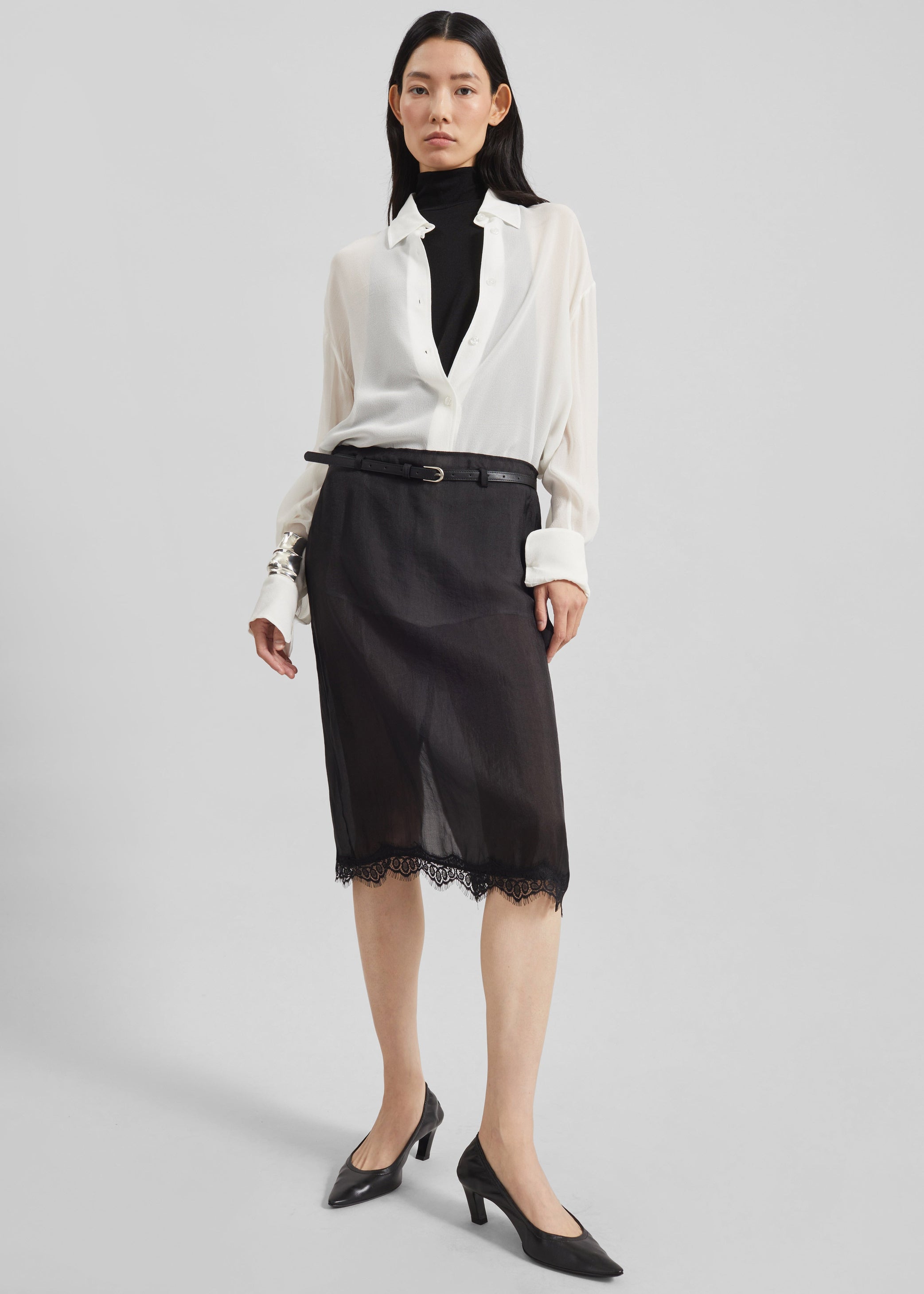 Shop the look image for Christopher Esber Miles Pumps - Black