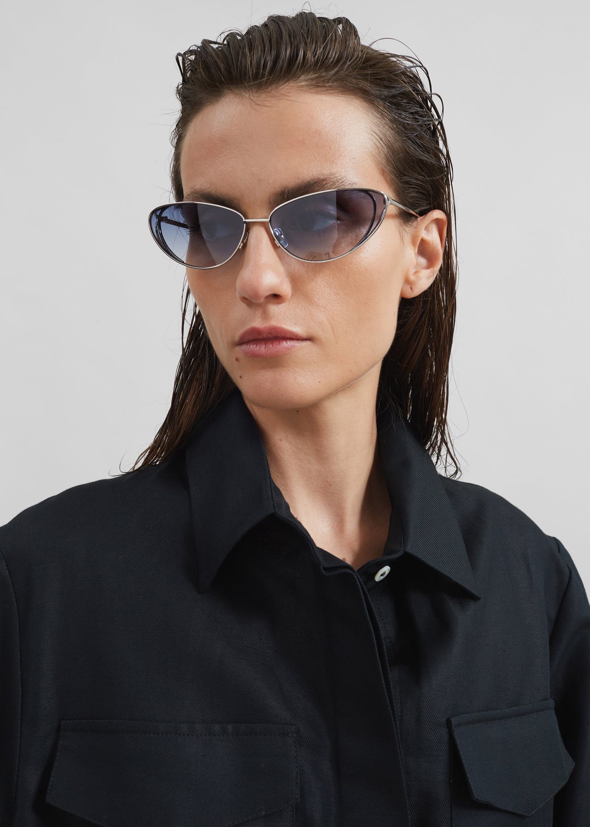 Christopher Esber Sunglasses Milla 96 - Ultramarine - 4