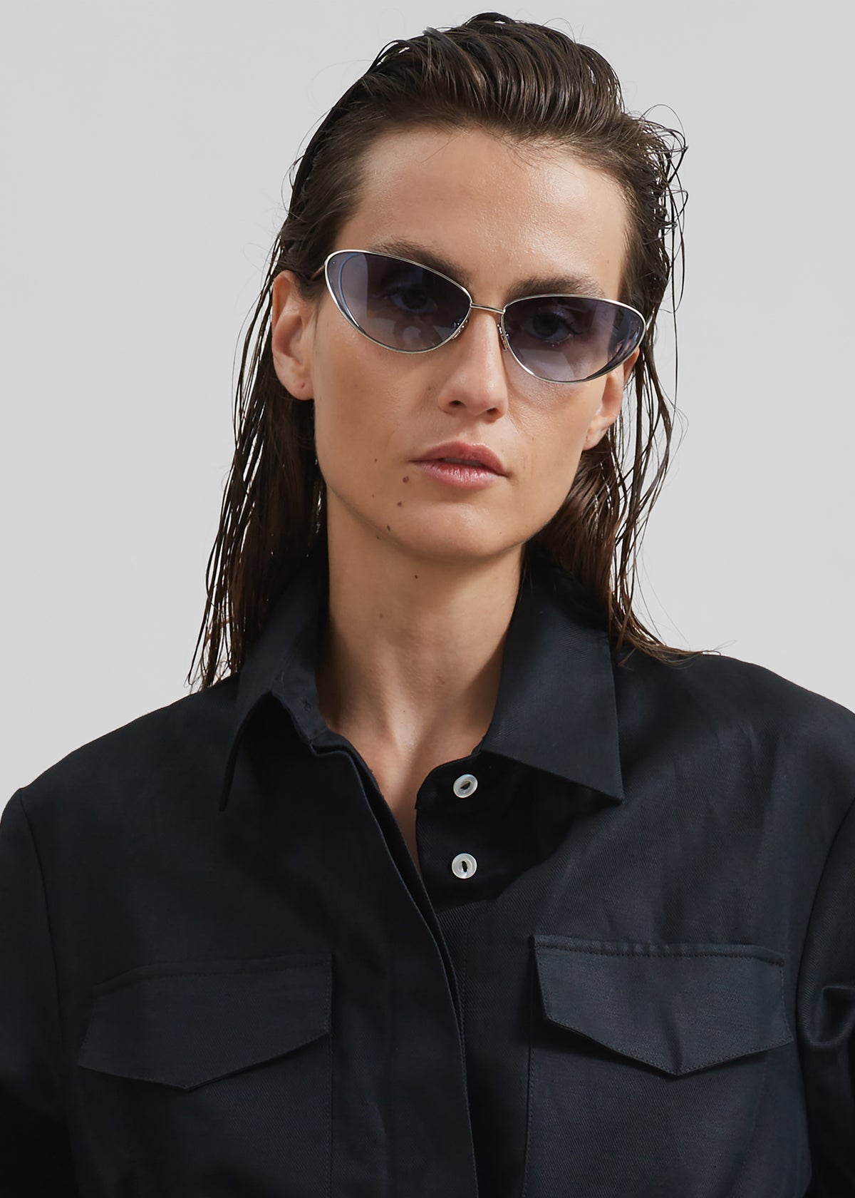 Christopher Esber Sunglasses Milla 96 - Ultramarine - 2