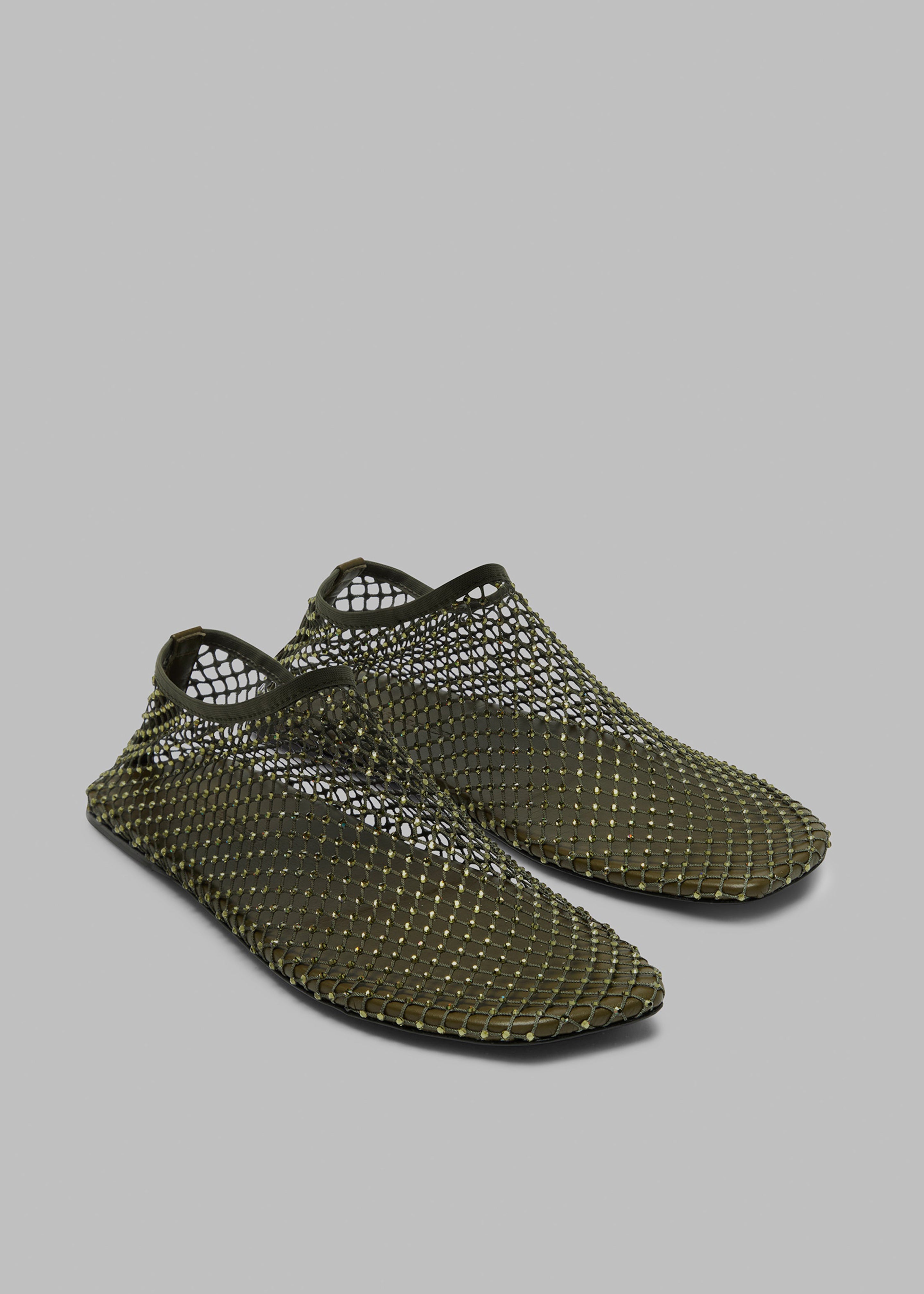 Christopher Esber Minette Flats - Olive - 4