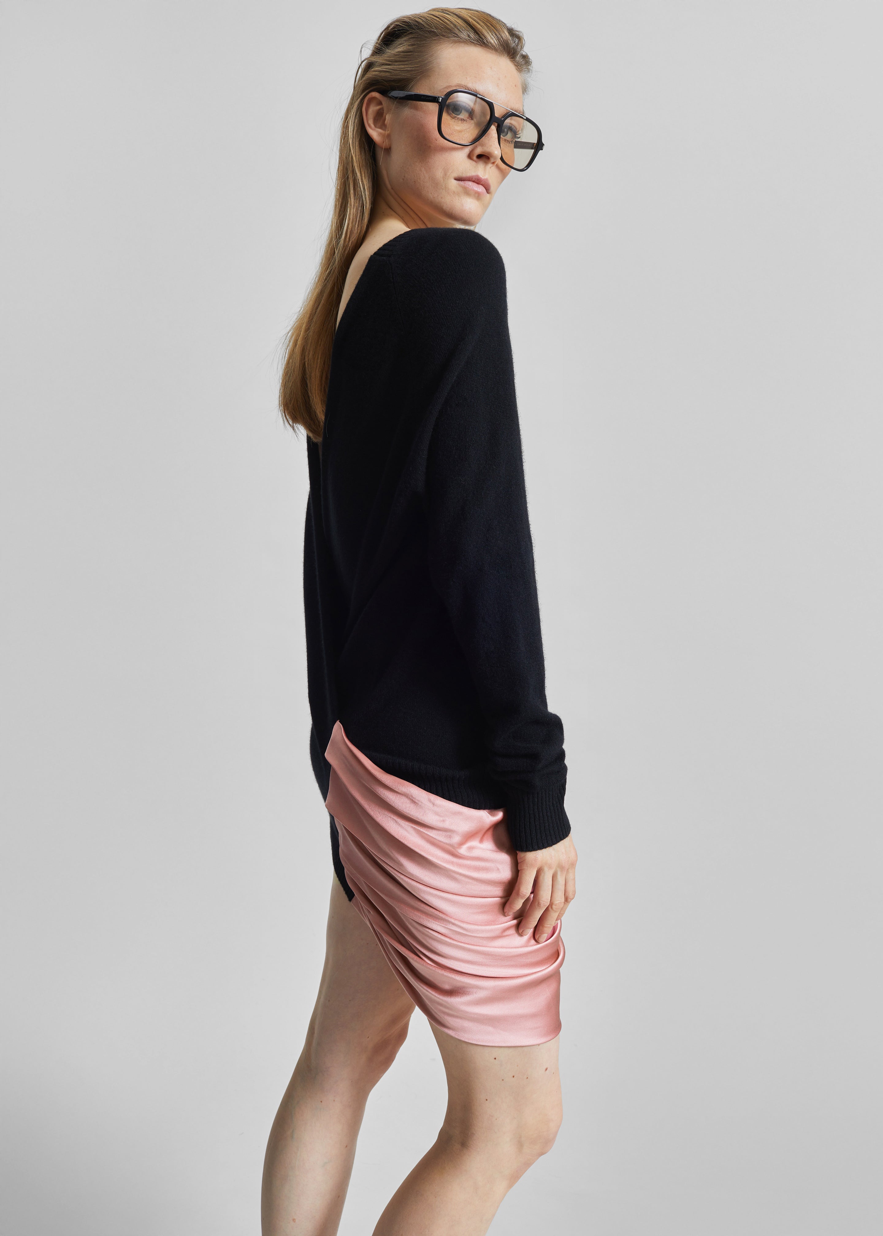 Christopher Esber Monument Cummerbund Silk Mini Dress - Neapolitan - 4