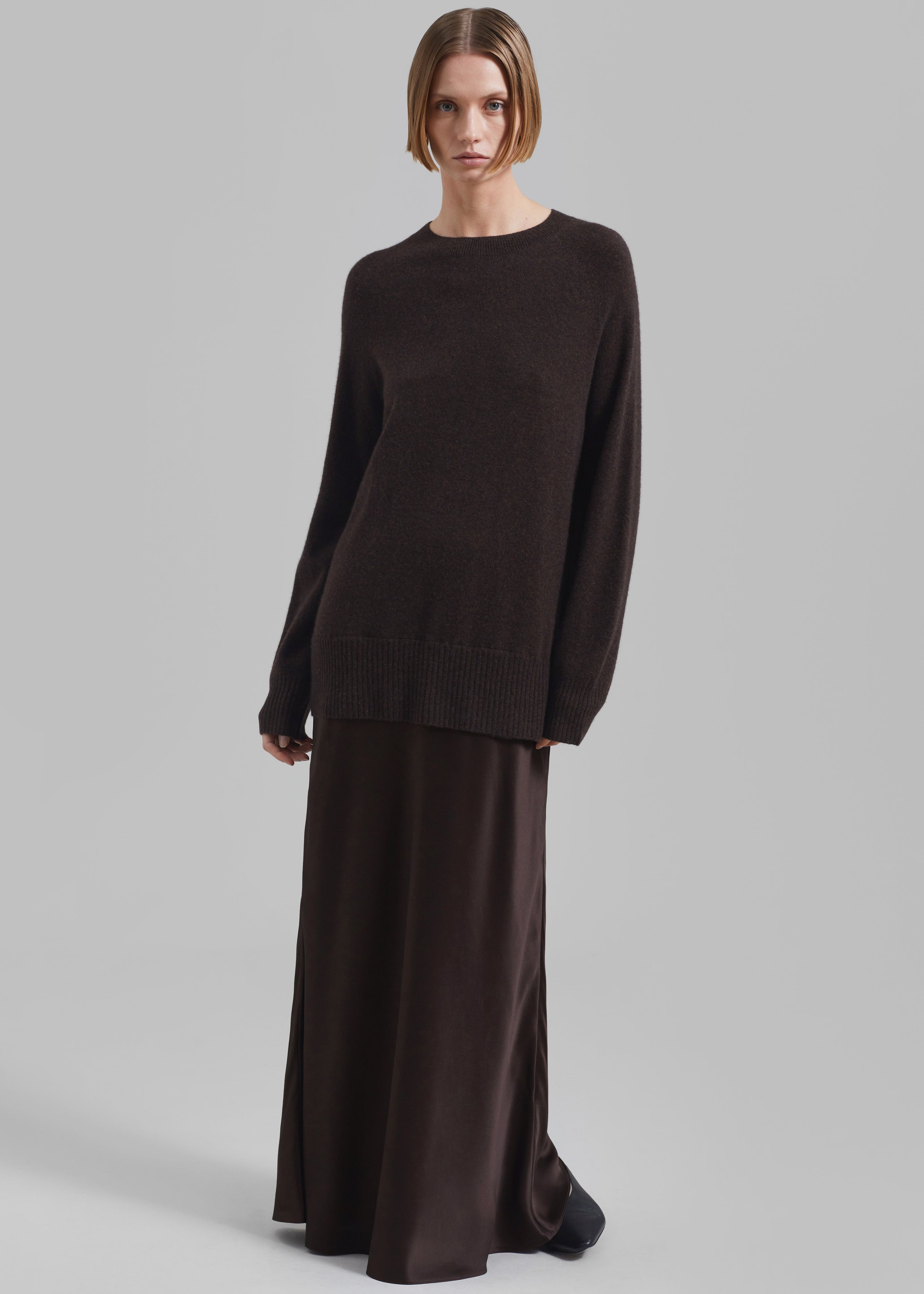 Christopher Esber Monument Long Dress - Cocoa – Frankie Shop Europe