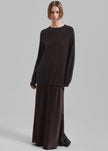 Christopher Esber Monument Long Dress - Cocoa