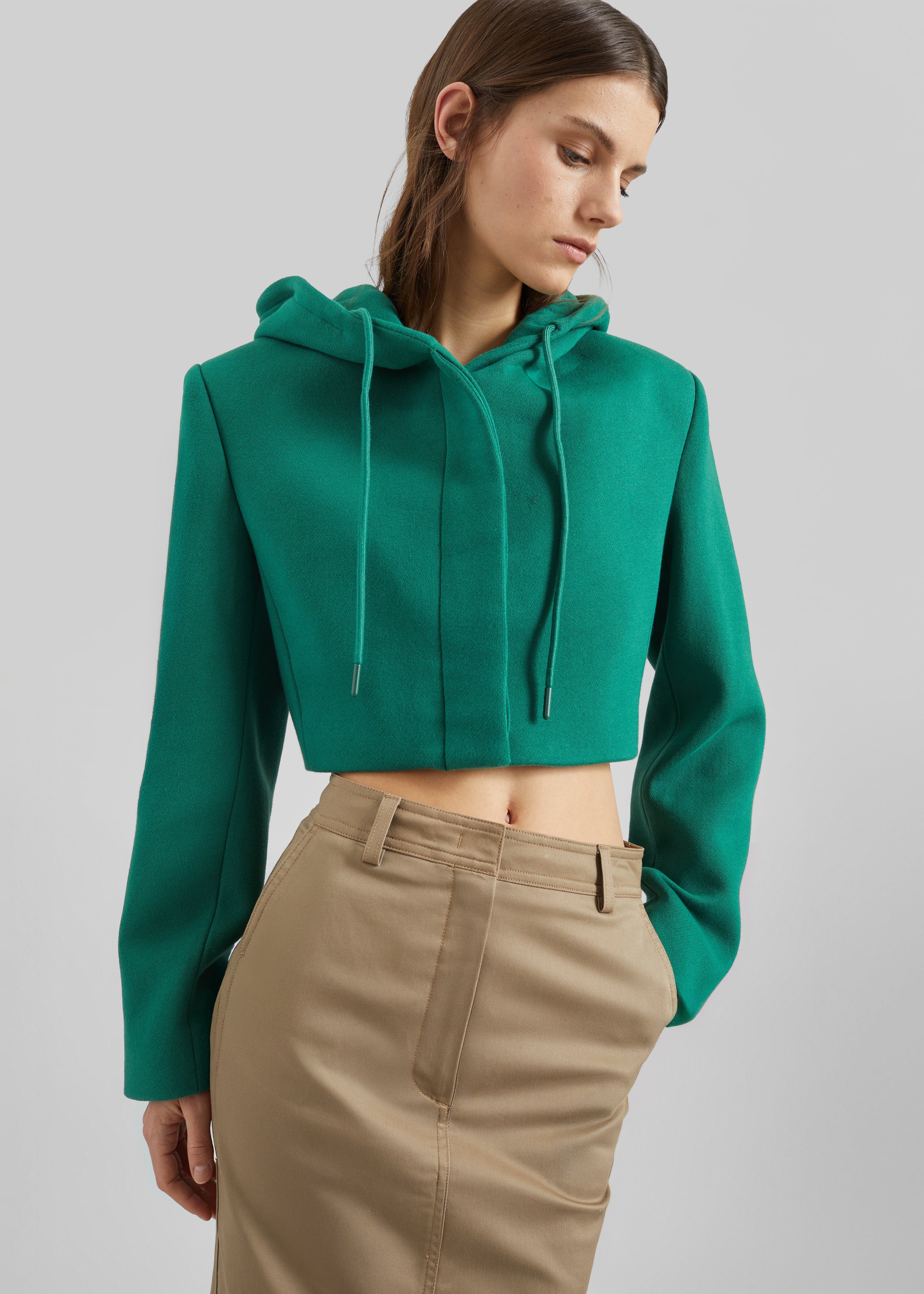 Christopher Esber Noa Hoodie - Leaf - 1