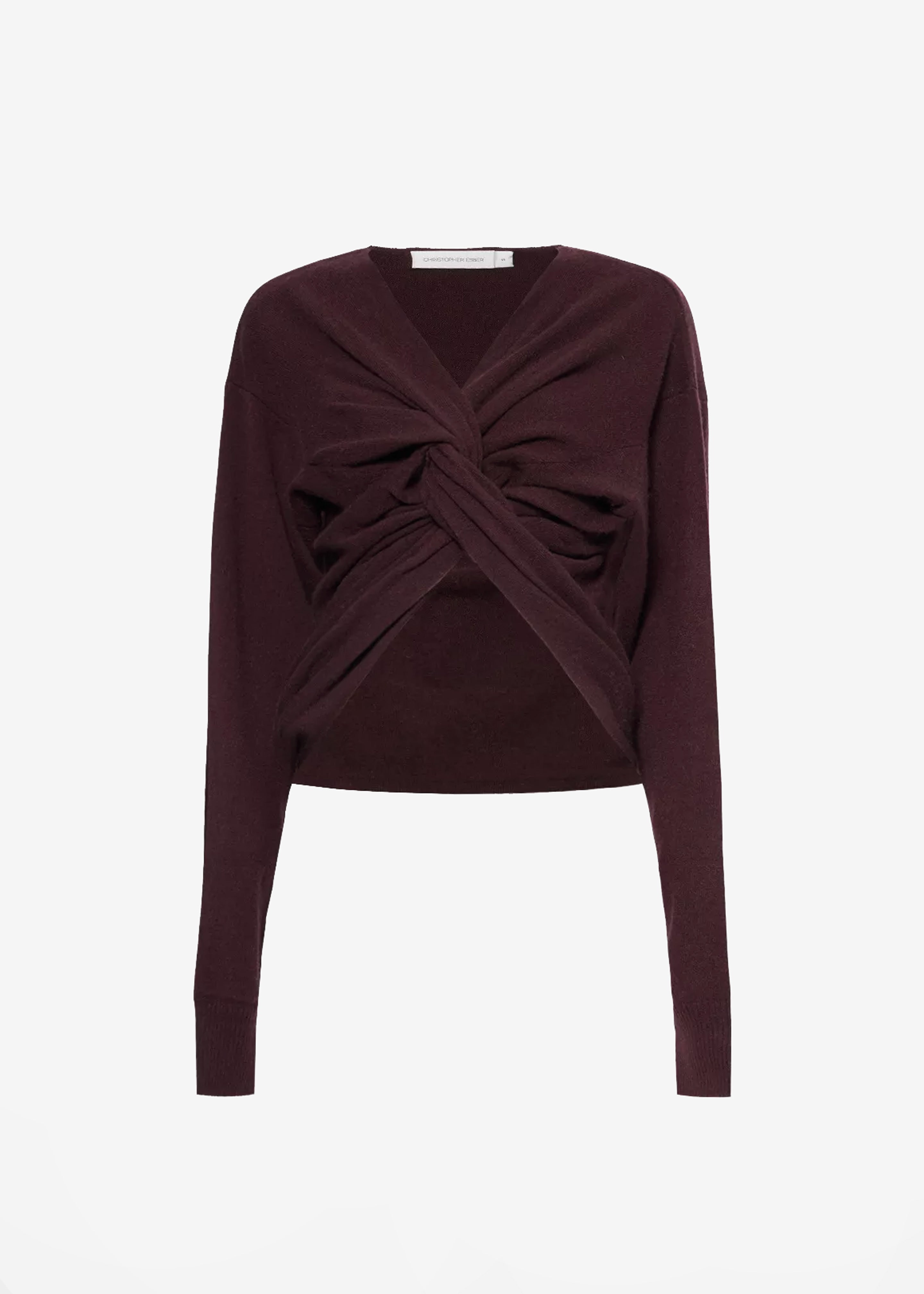 Christopher Esber Ravelled Cashmere Sweater - Mahogany - 6