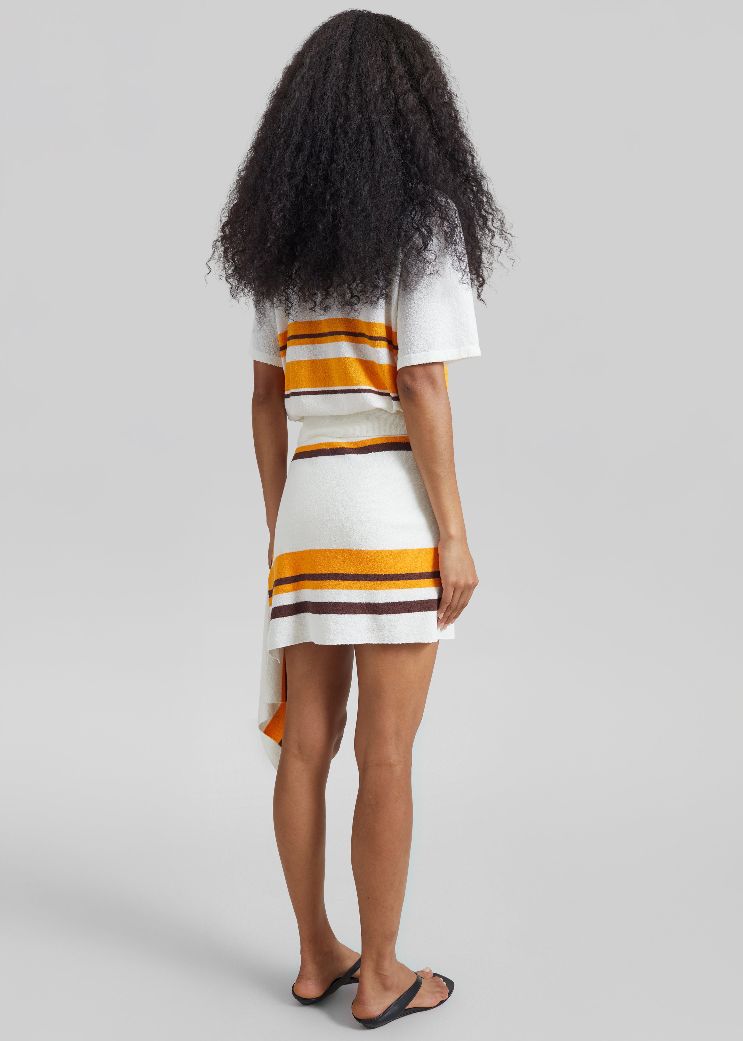 Christopher Esber Stripe Knit Clean Polo - Solaris Stripe - 8