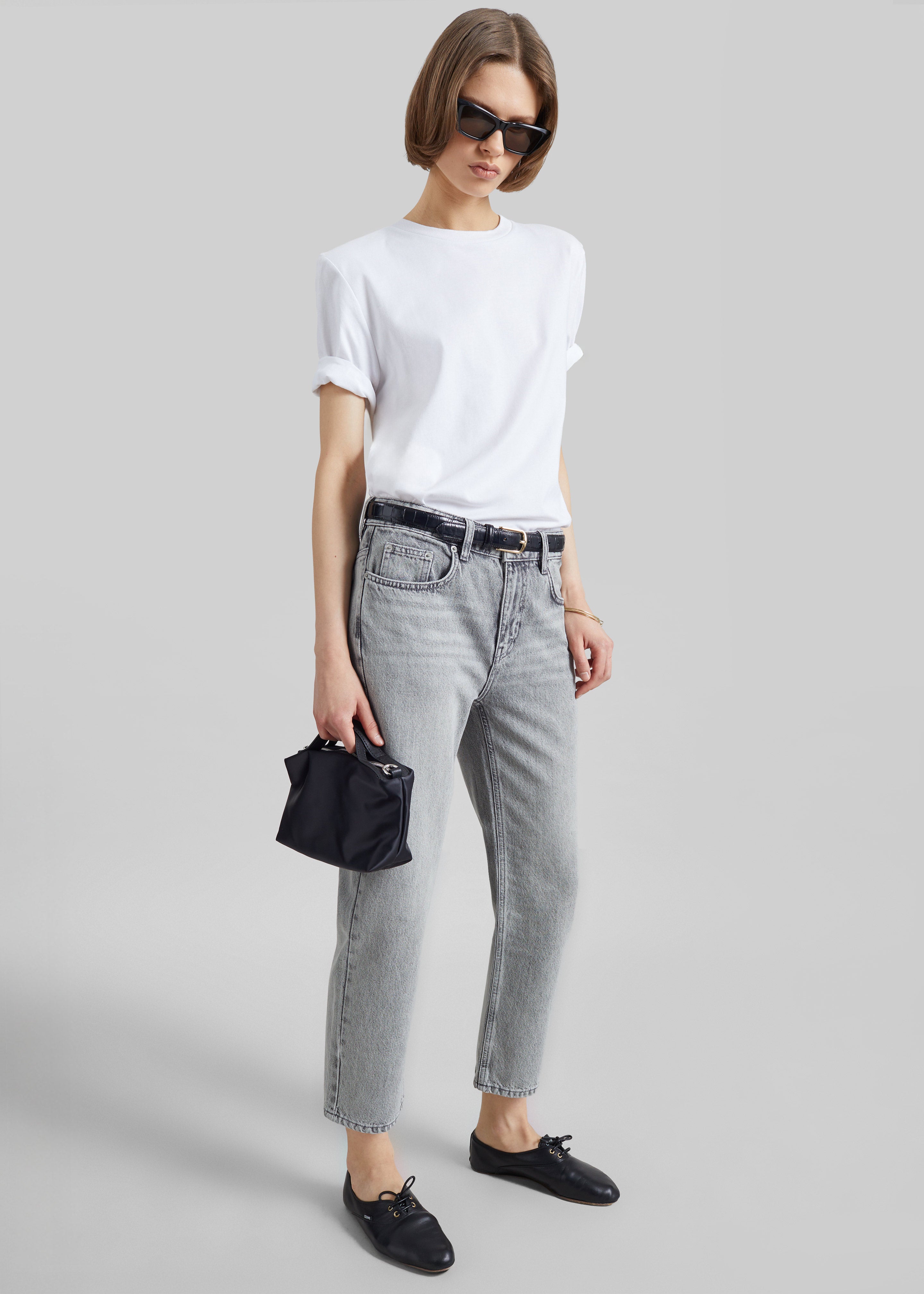 Cig Straight Jeans - Grey Wash - 3