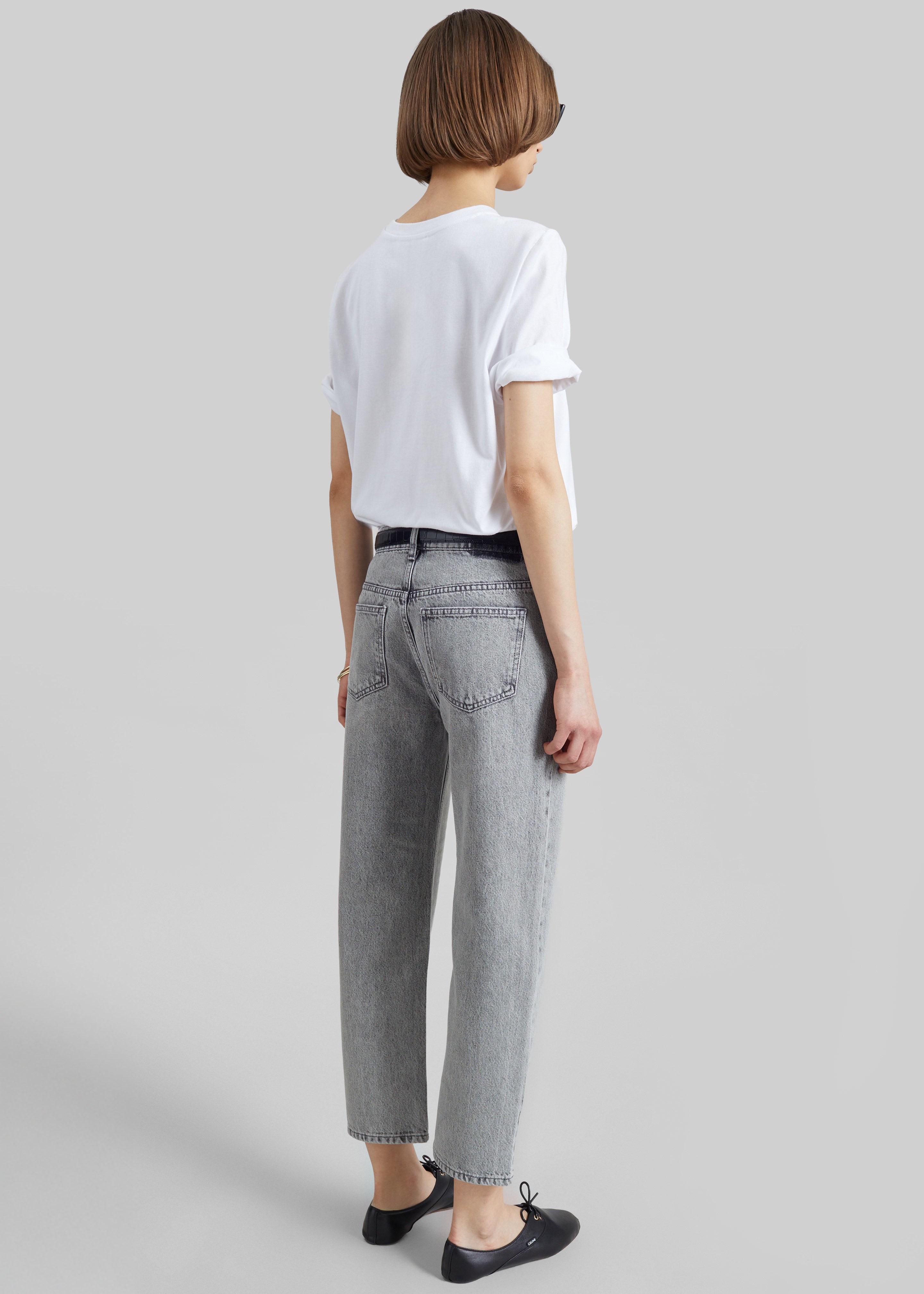 Cig Straight Jeans - Grey Wash - 7