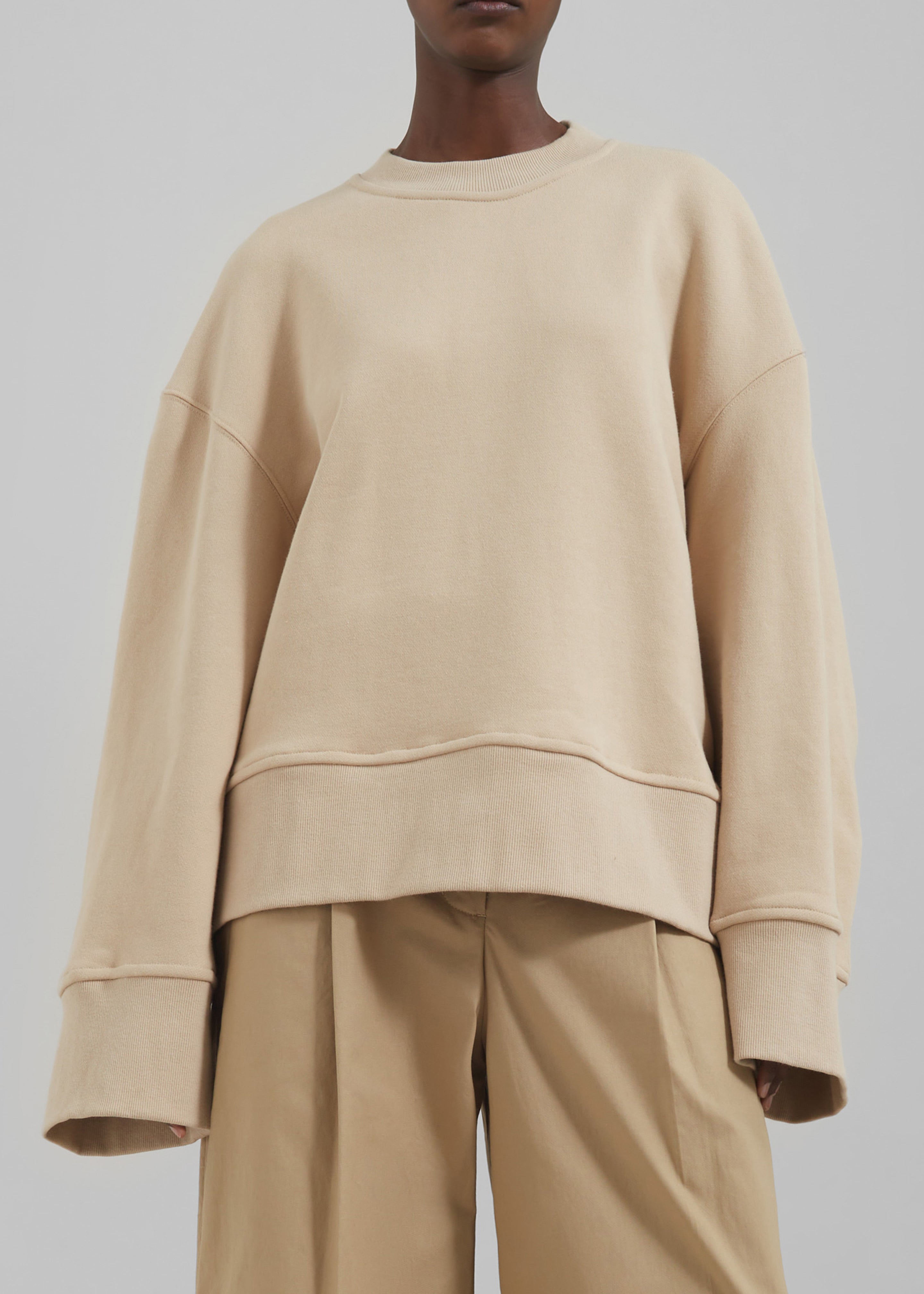 Clea Sweatshirt - Beige - 3