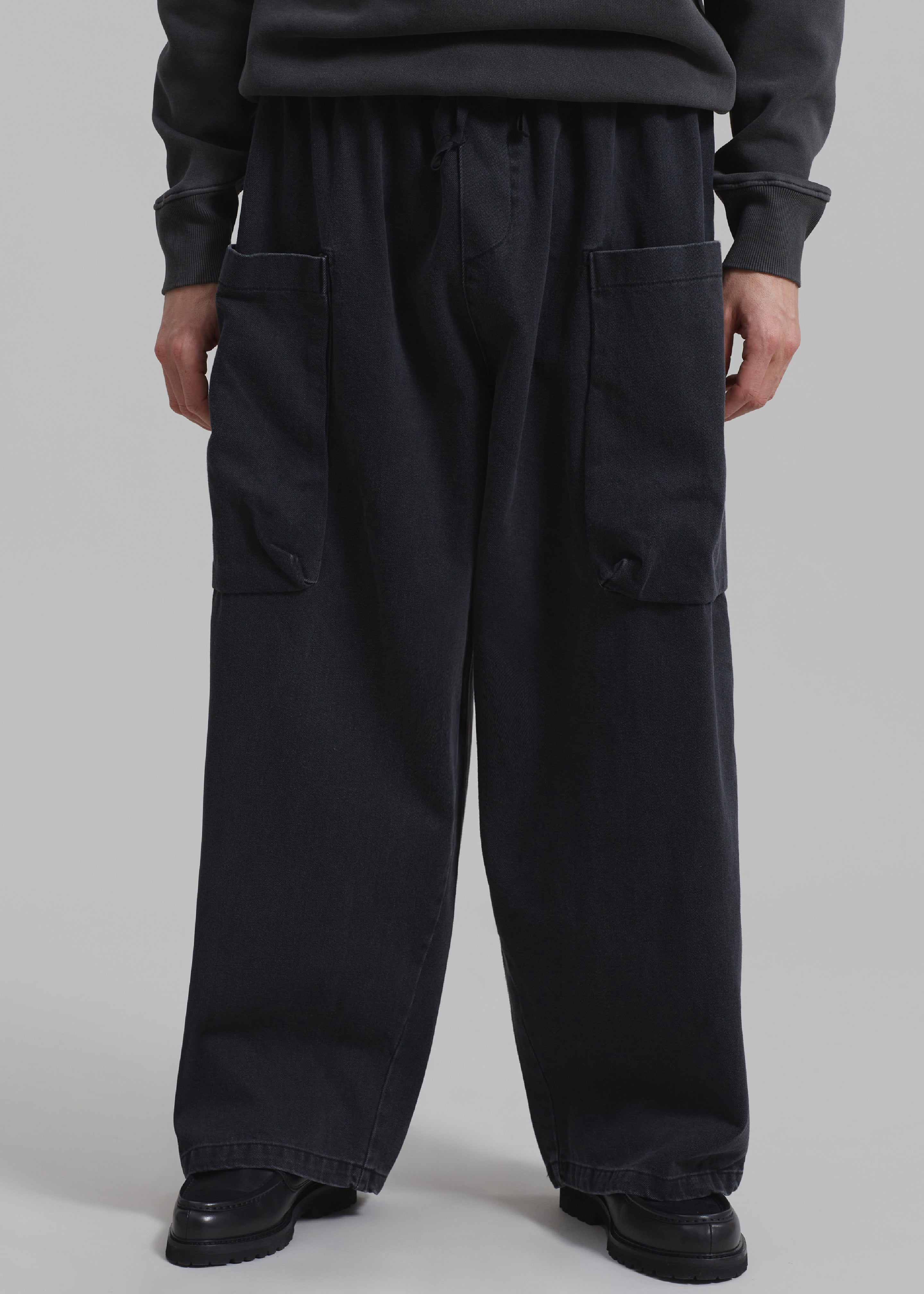 Cliff Denim Balloon Pants - Black - 9