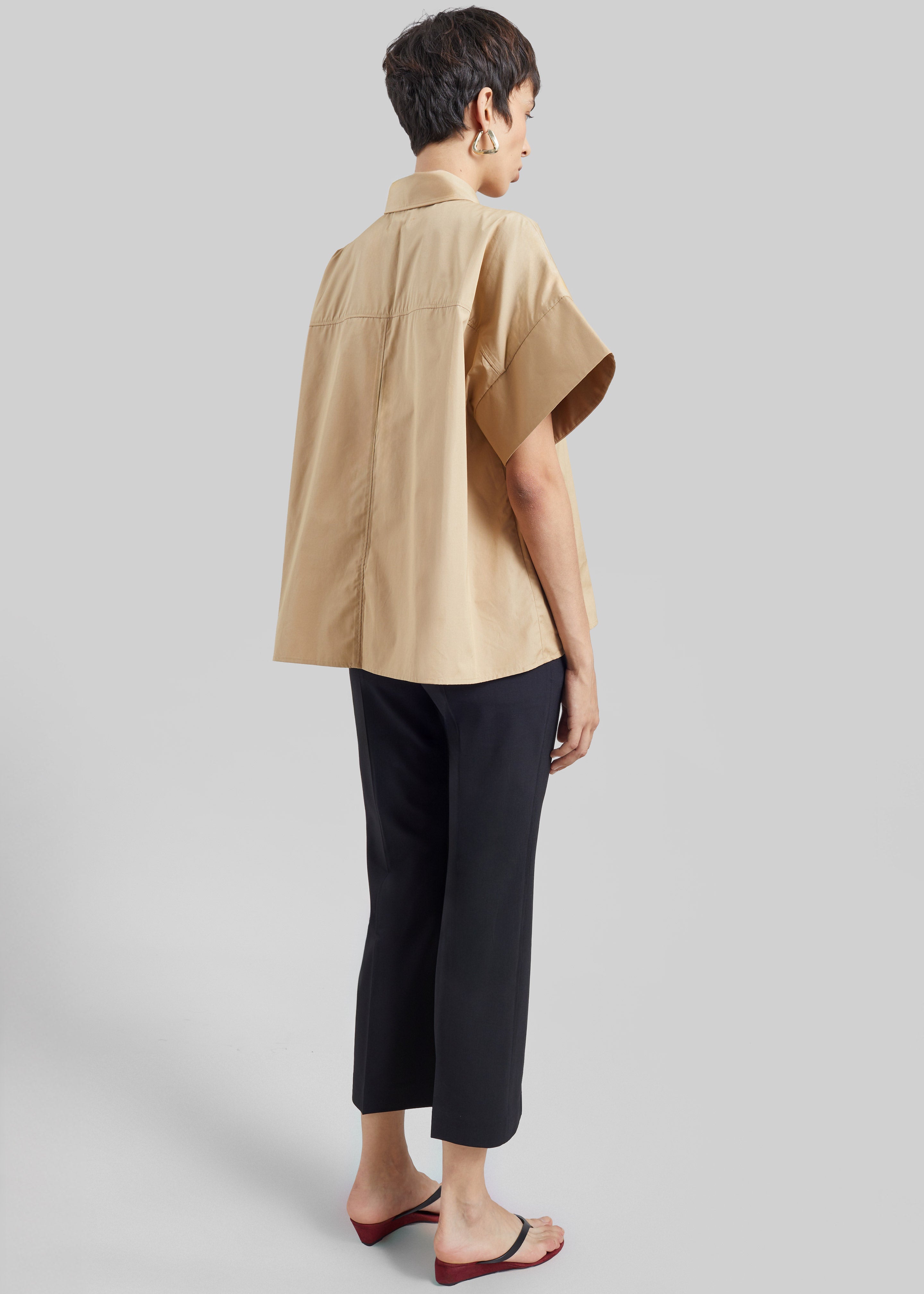 CO chemise boxy à manches courtes - Camel - 6
