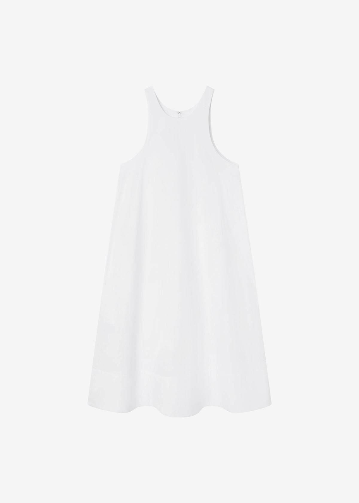 CO Crewneck A-line Dress - White - 6
