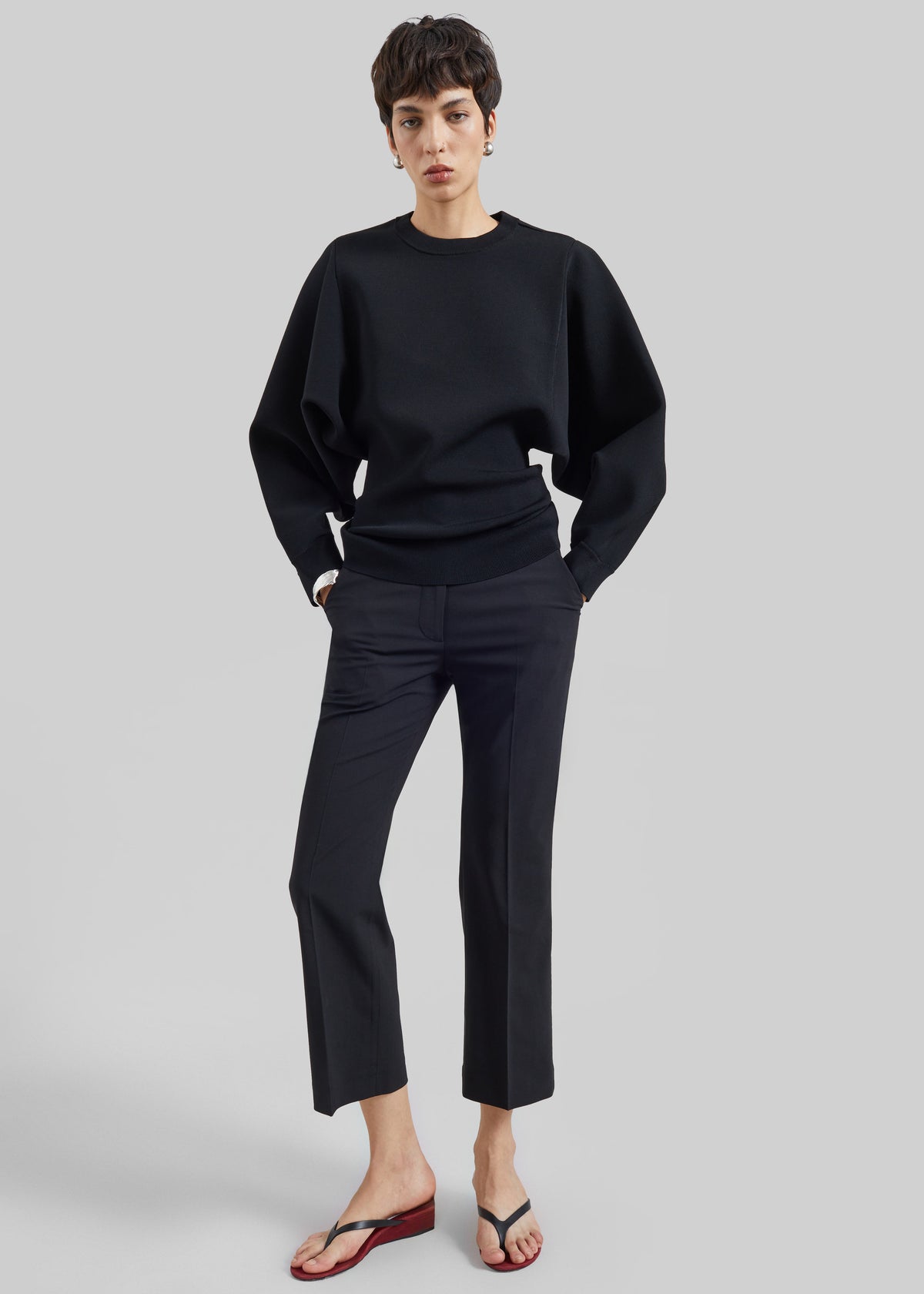 CO Crewneck Tunic - Black - 5