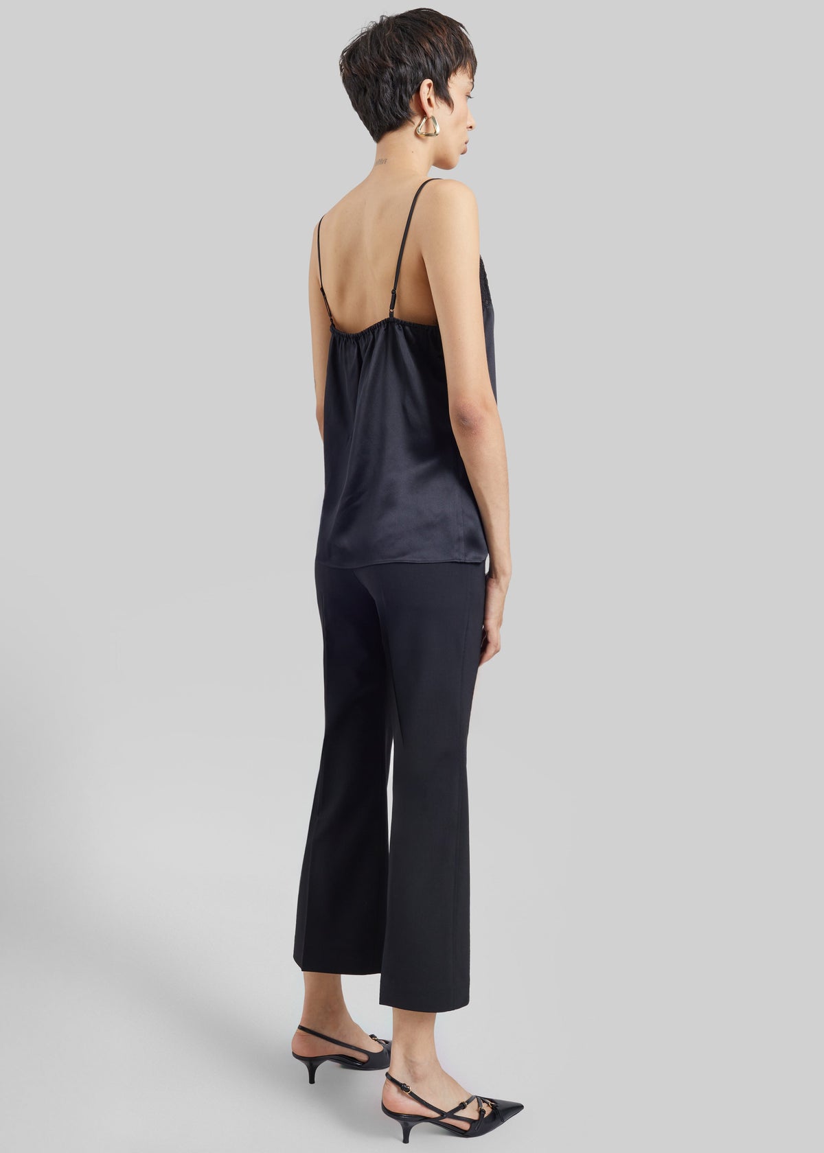 CO Lace Silk Camisole - Black - 5