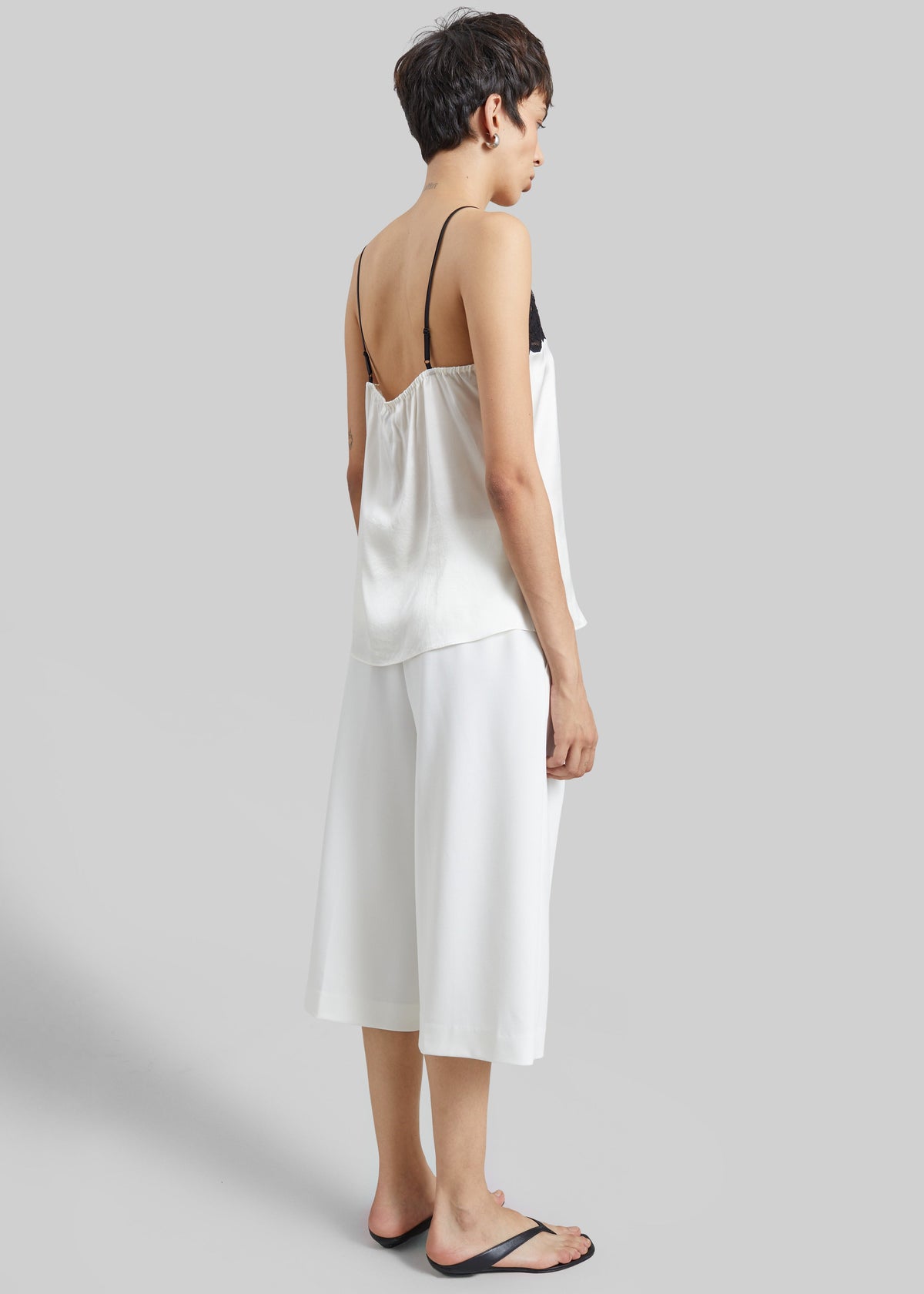 CO Lace Silk Camisole - Ivory - 5