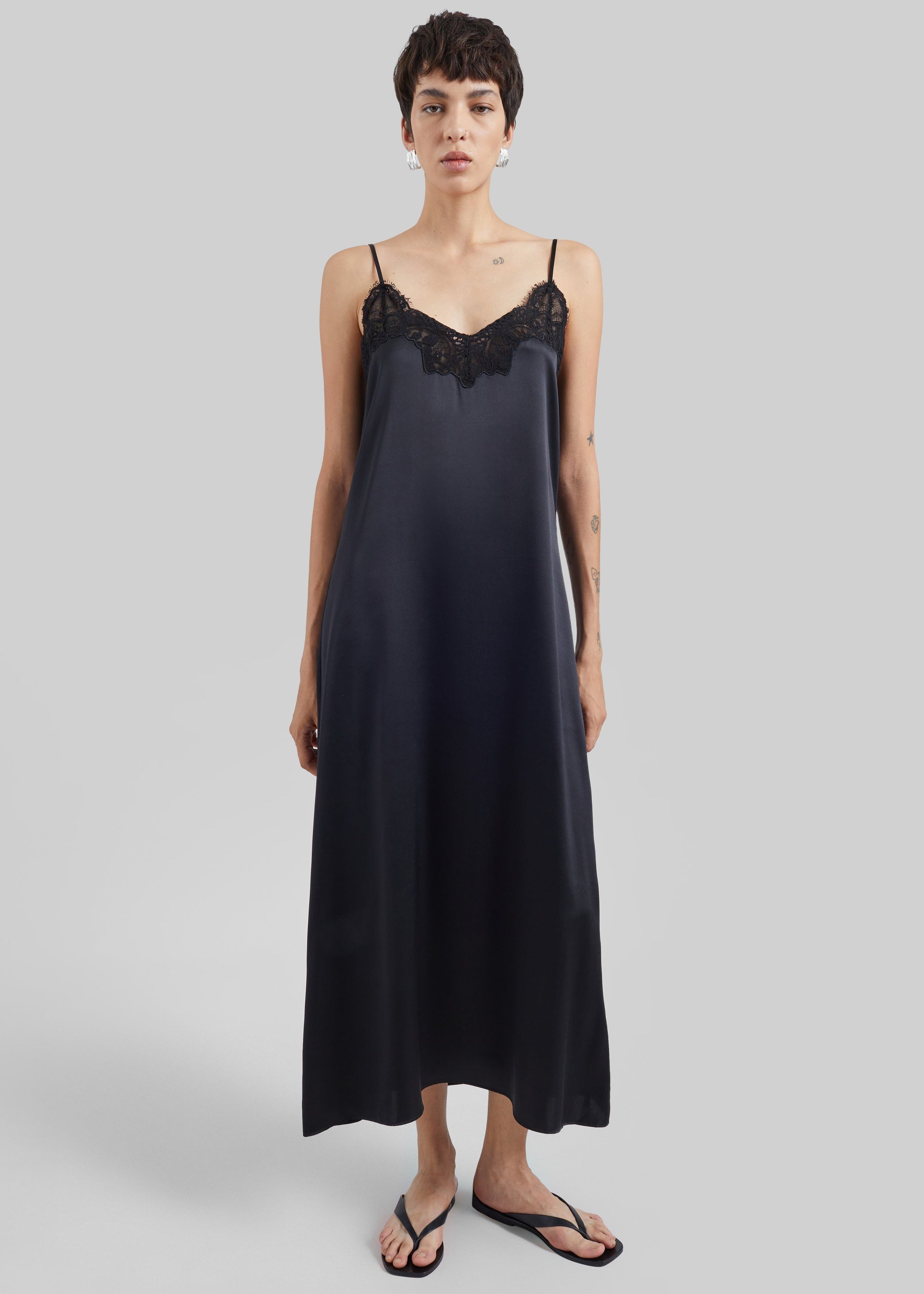 Shop the look image for CO Lace Cami Dress - Black