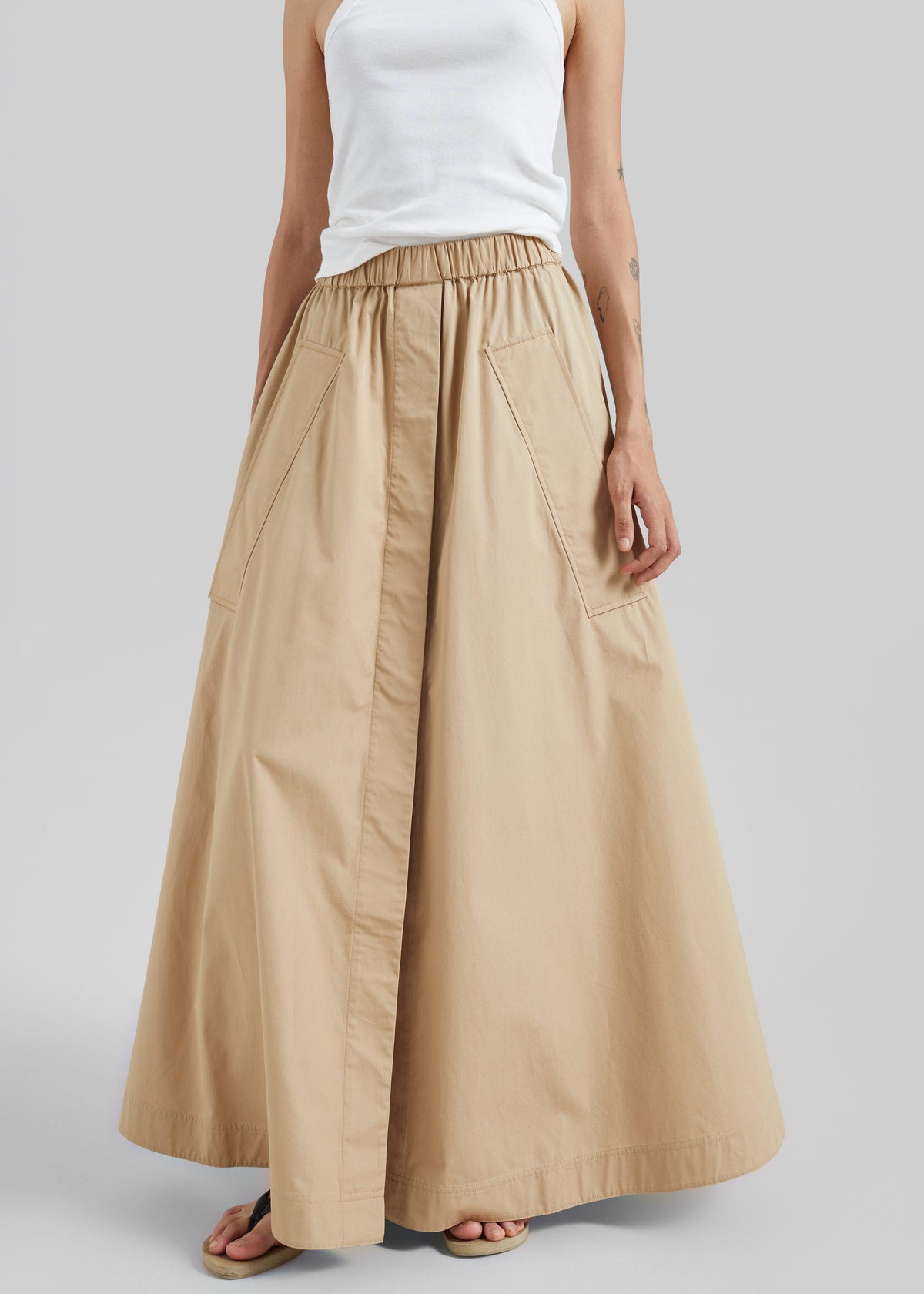 CO jupe parachute - Camel - 3