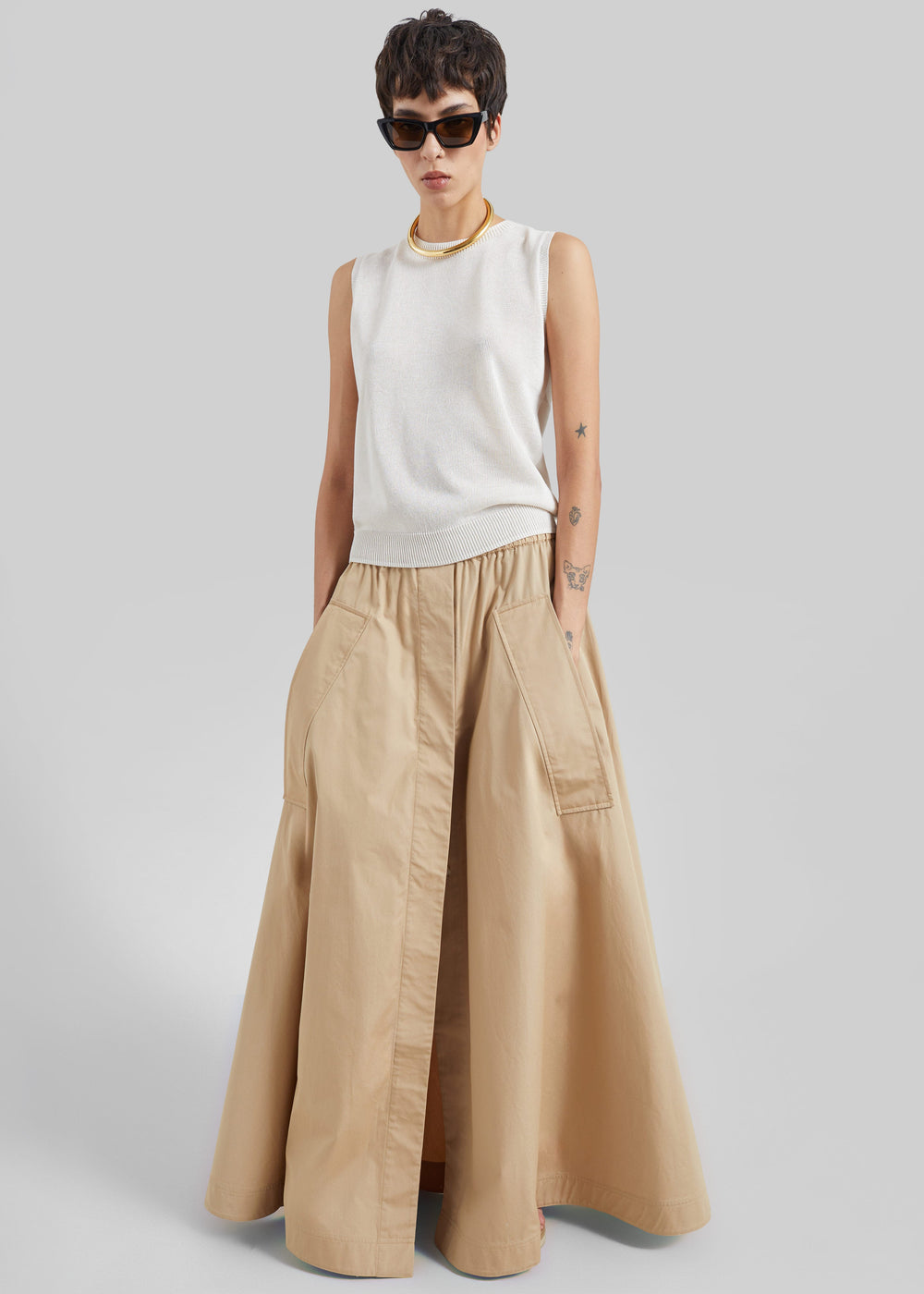 CO jupe parachute - Camel
