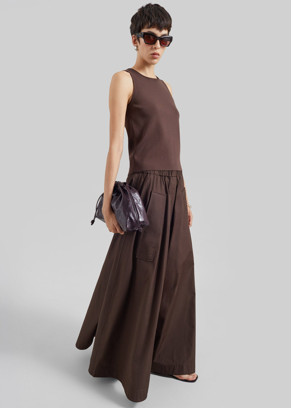 CO jupe parachute - Chocolat