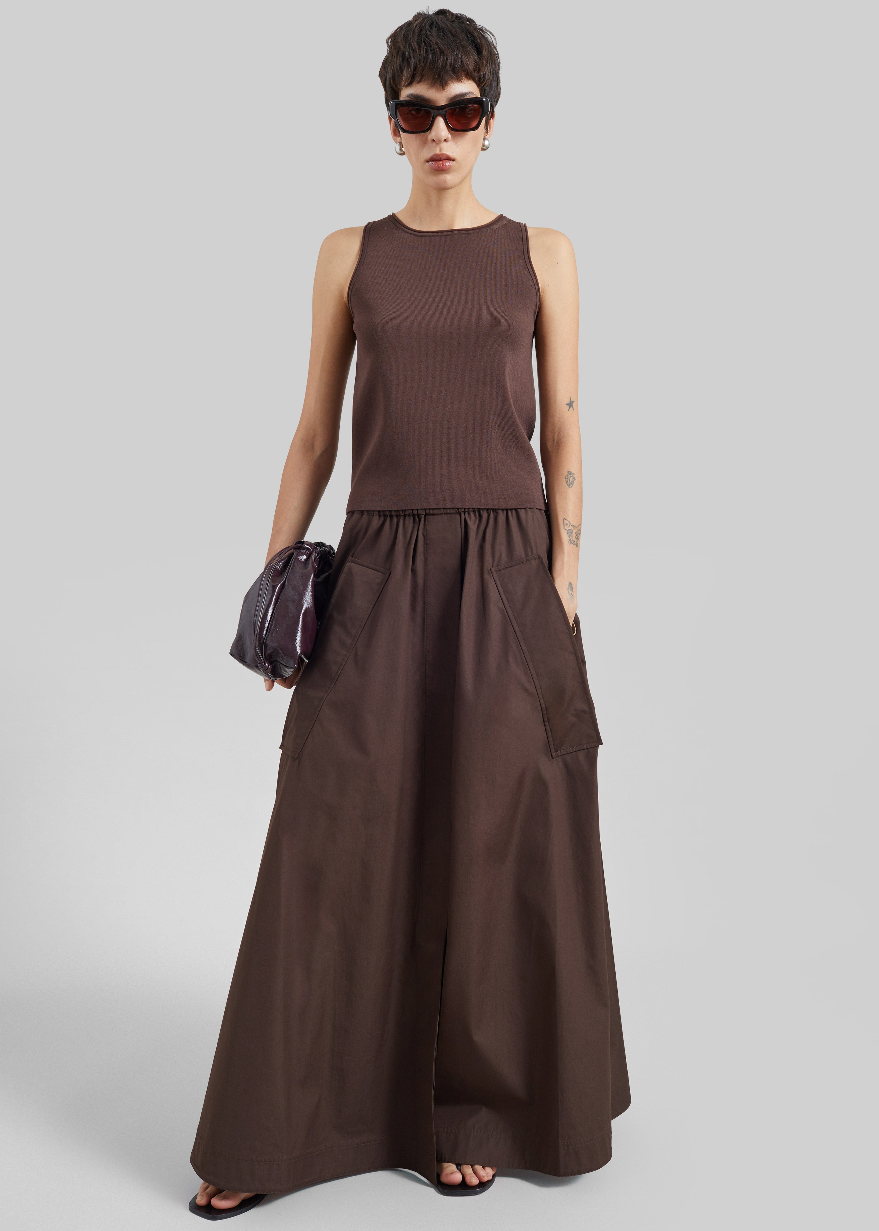 CO Parachute Skirt - Chocolate - 4