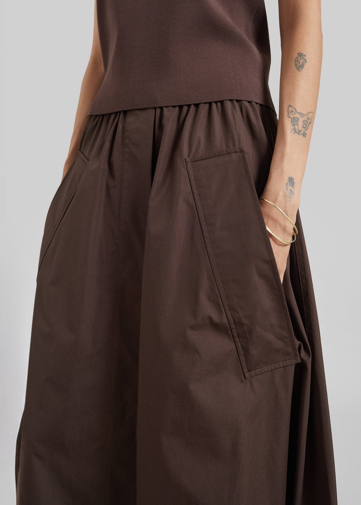CO Parachute Skirt - Chocolate - 3