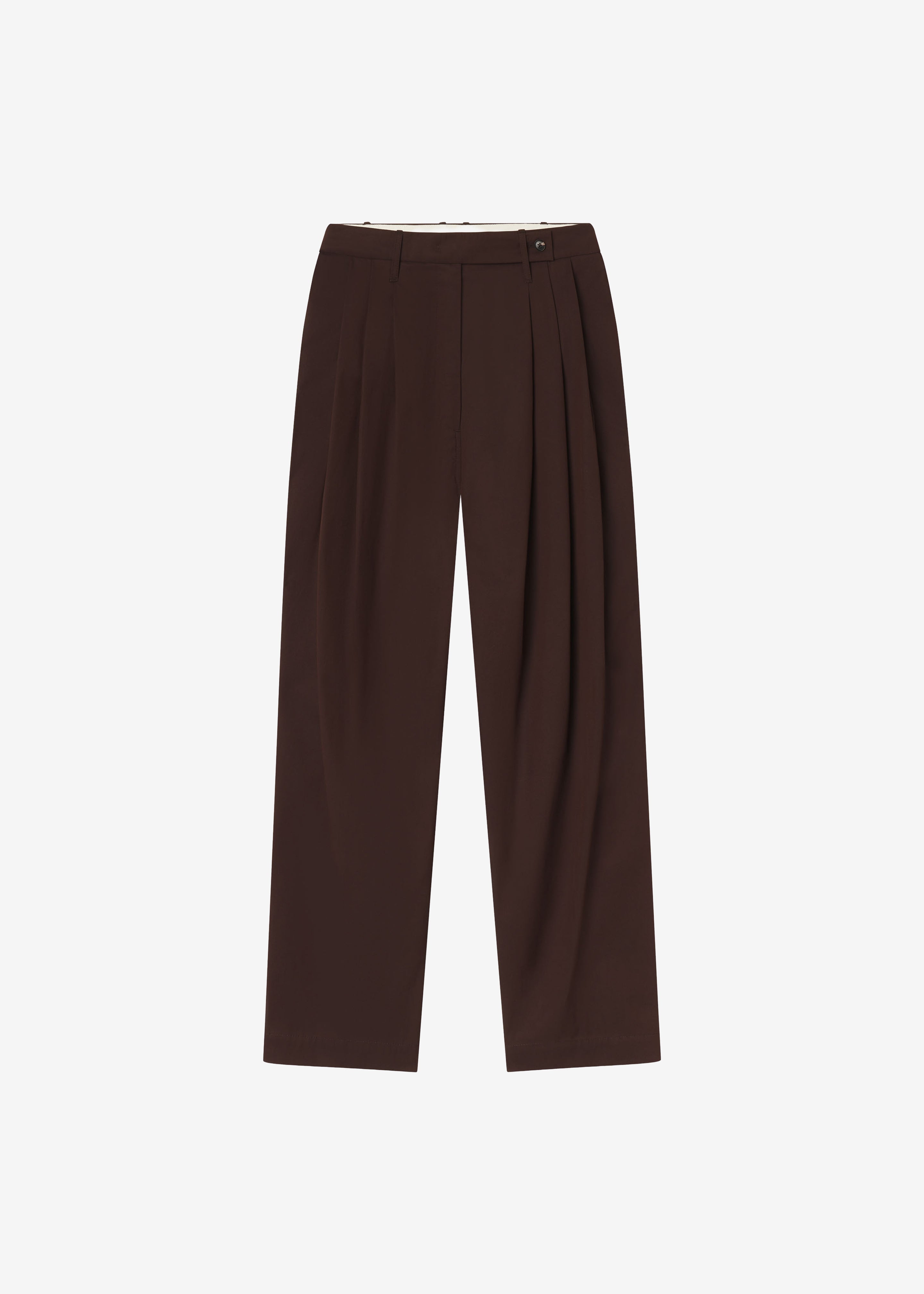 CO Pleated Pants - Chocolate - 6