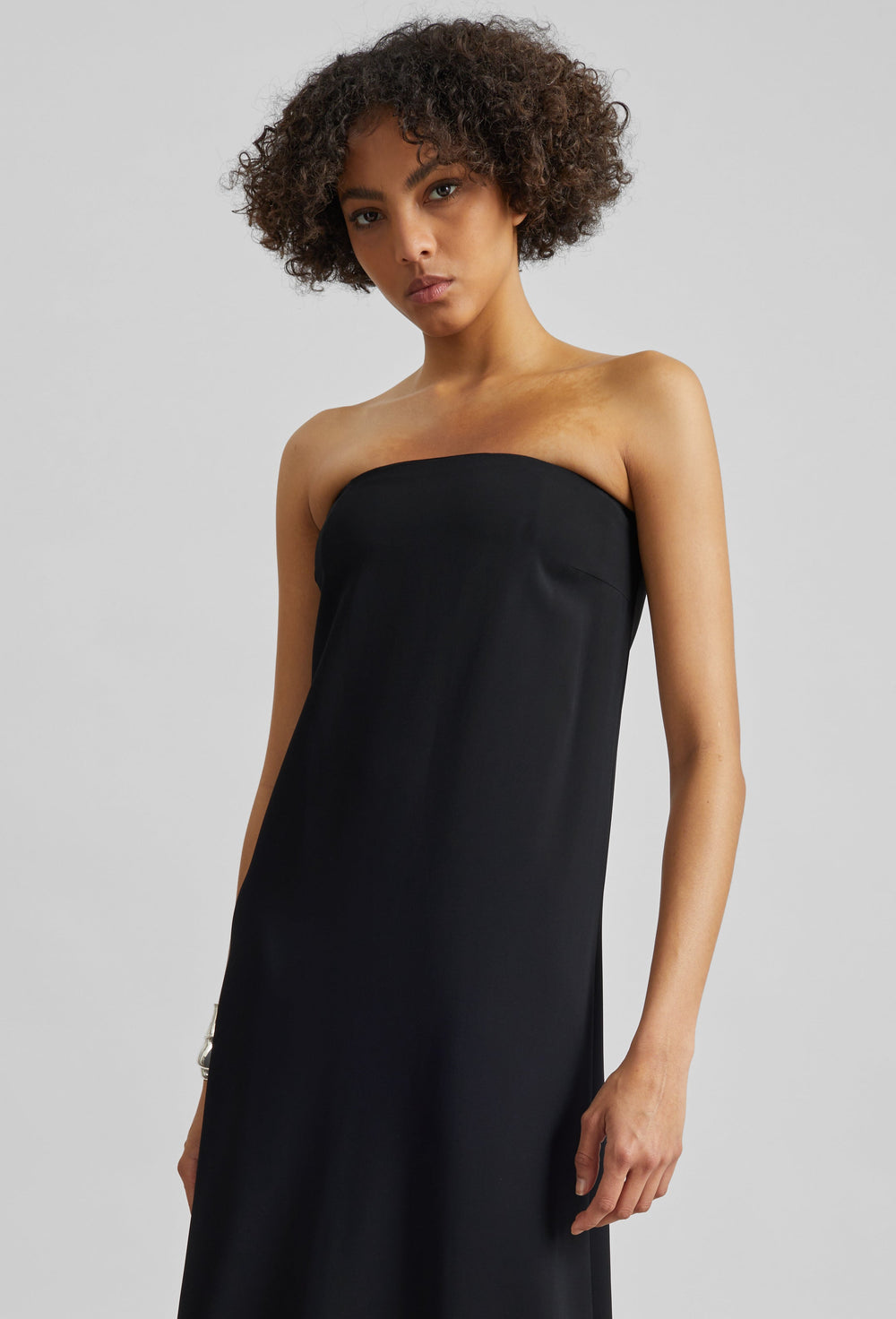 CO Strapless Dress - Black - 1