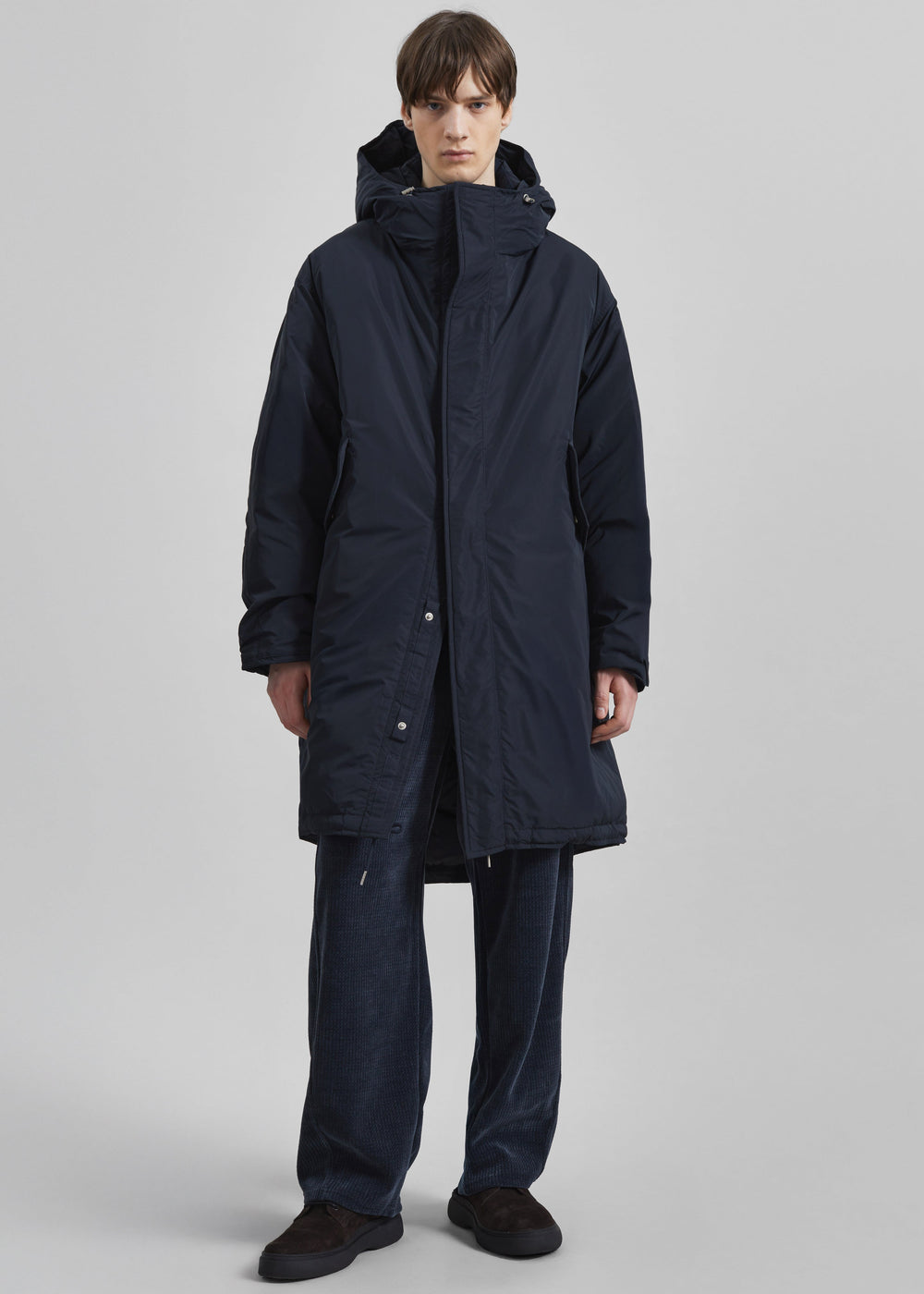 Cobar Padded Parka - Dark Navy