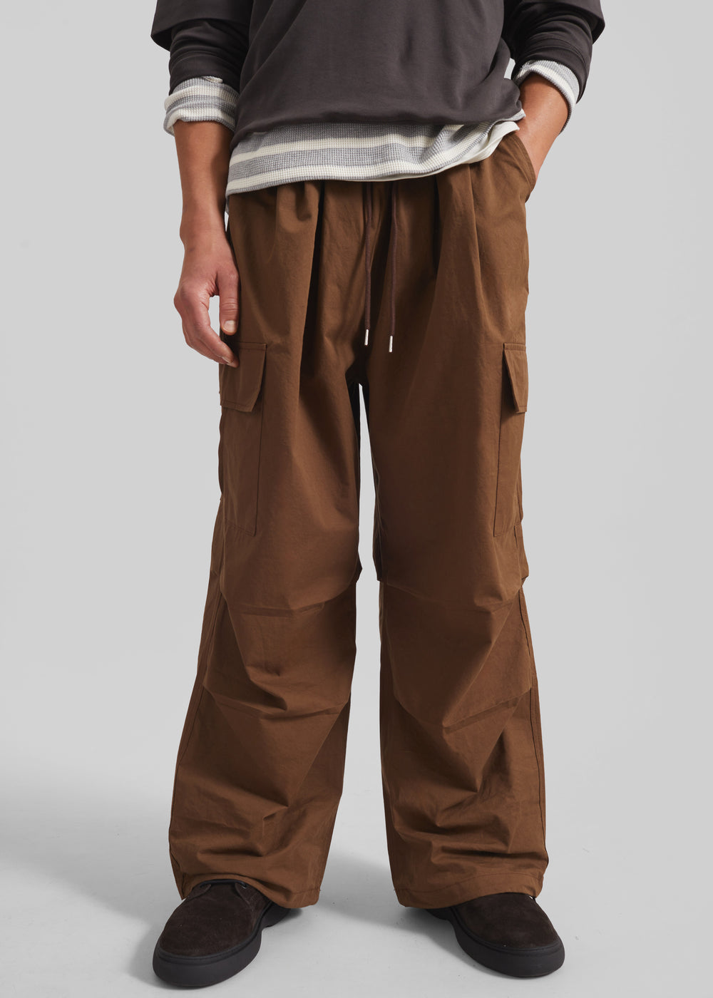 Cobourg Cargo Pants - Brown - 1