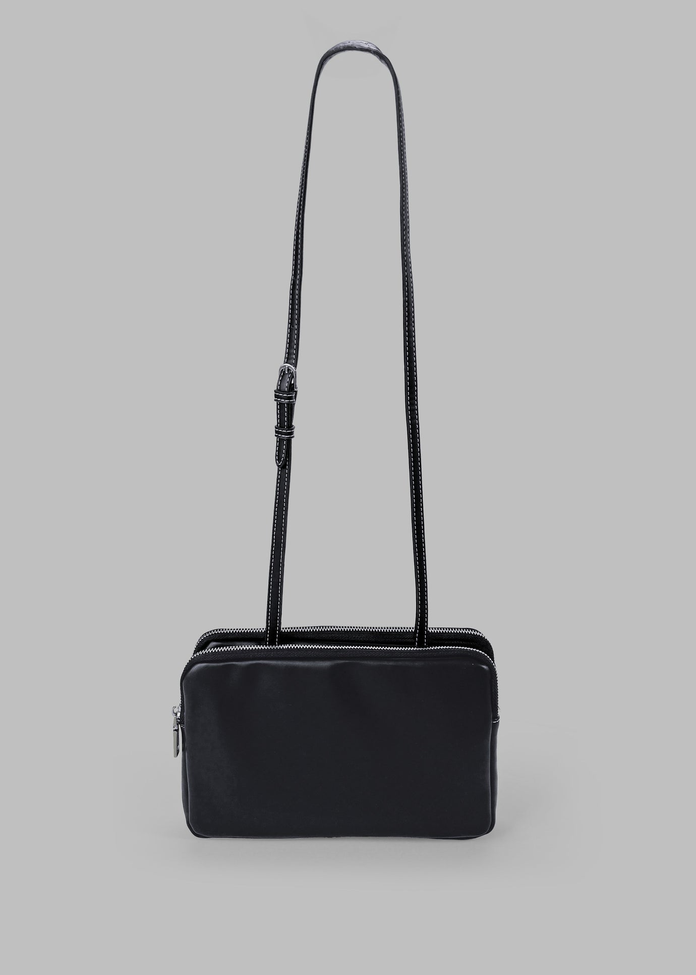 Colby Square Zip Bag - Black - 1