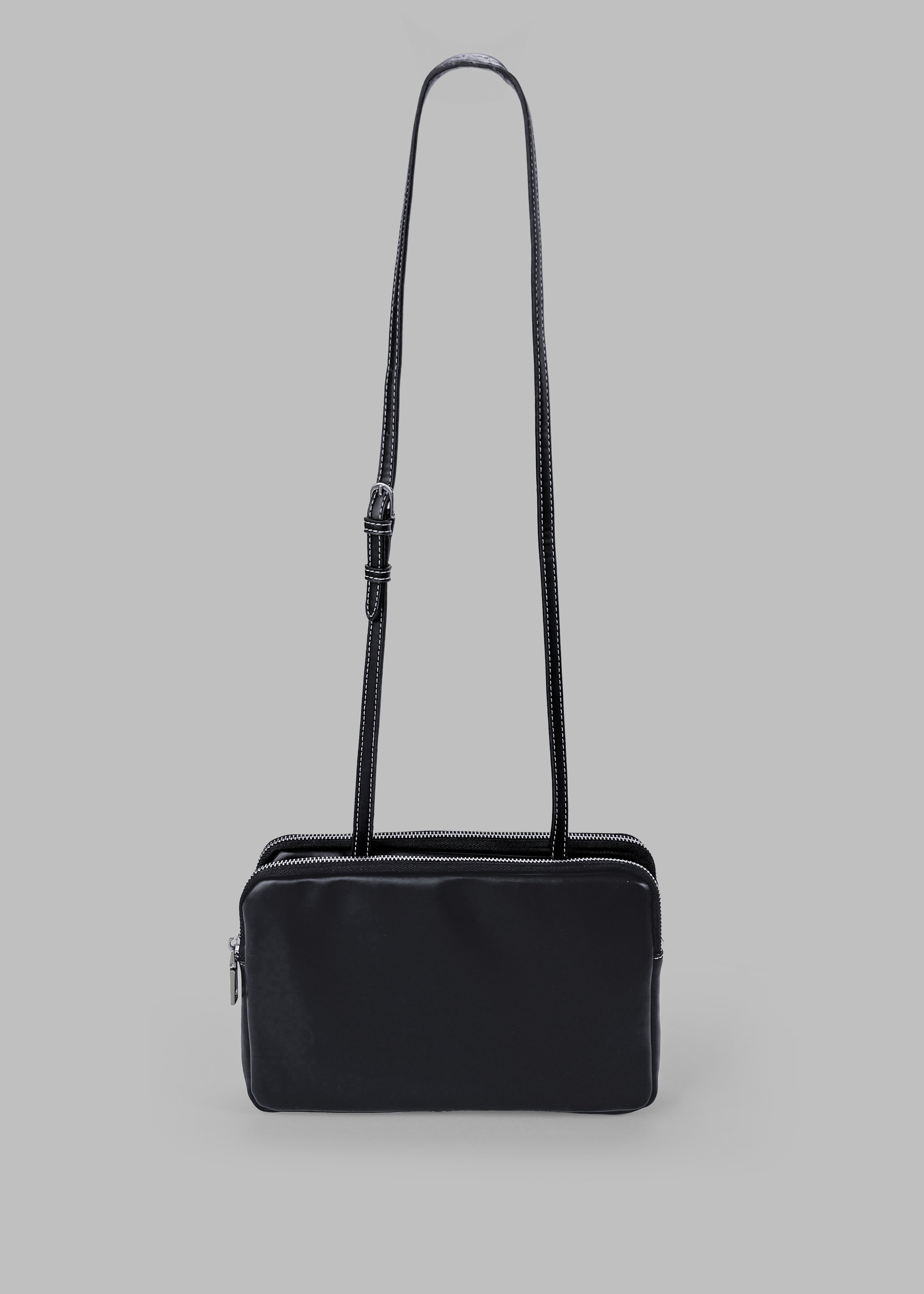 Colby Square Zip Bag - Black - 2