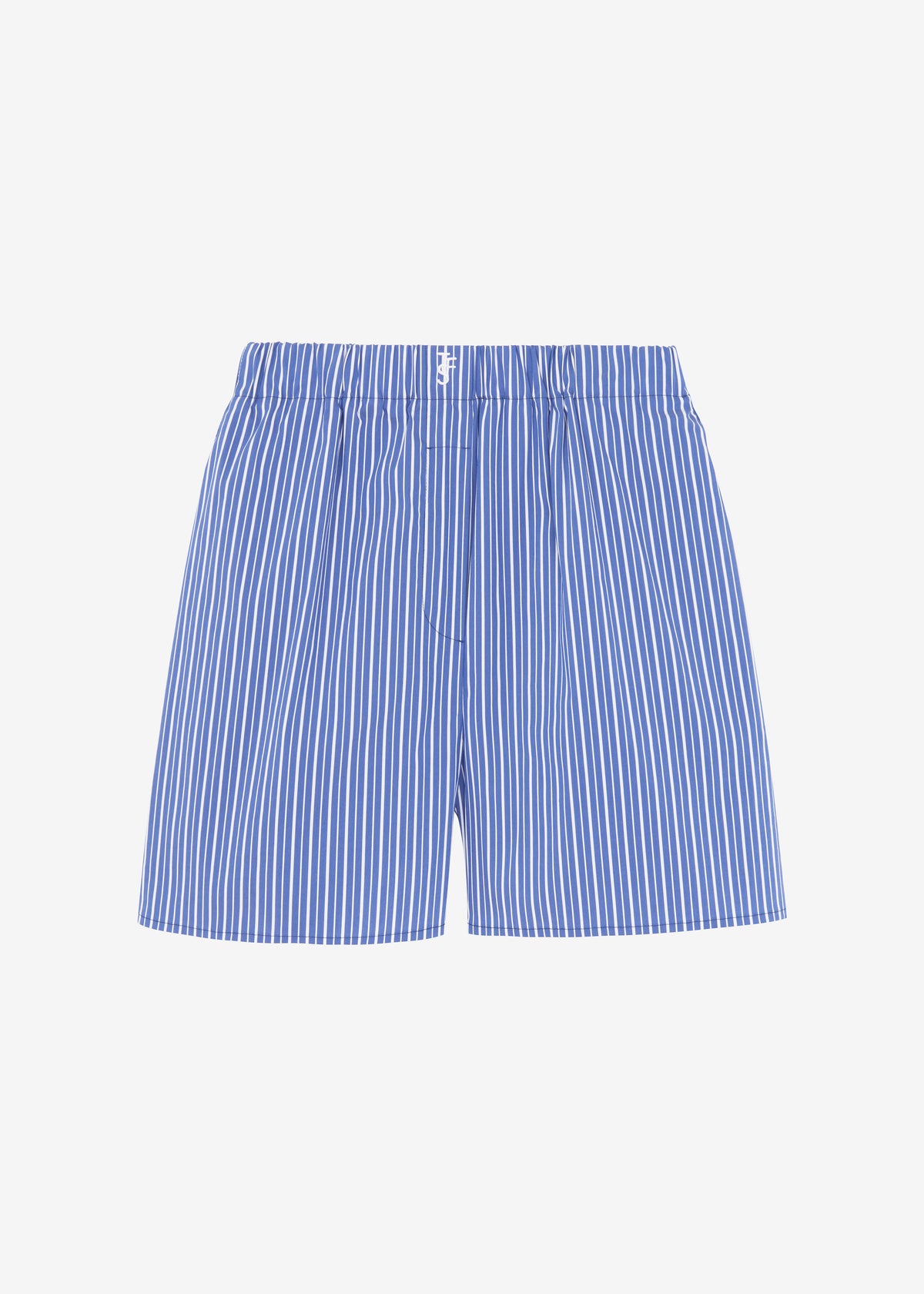 Cole Cotton Boxer Shorts - Blue Multi Stripe - 8