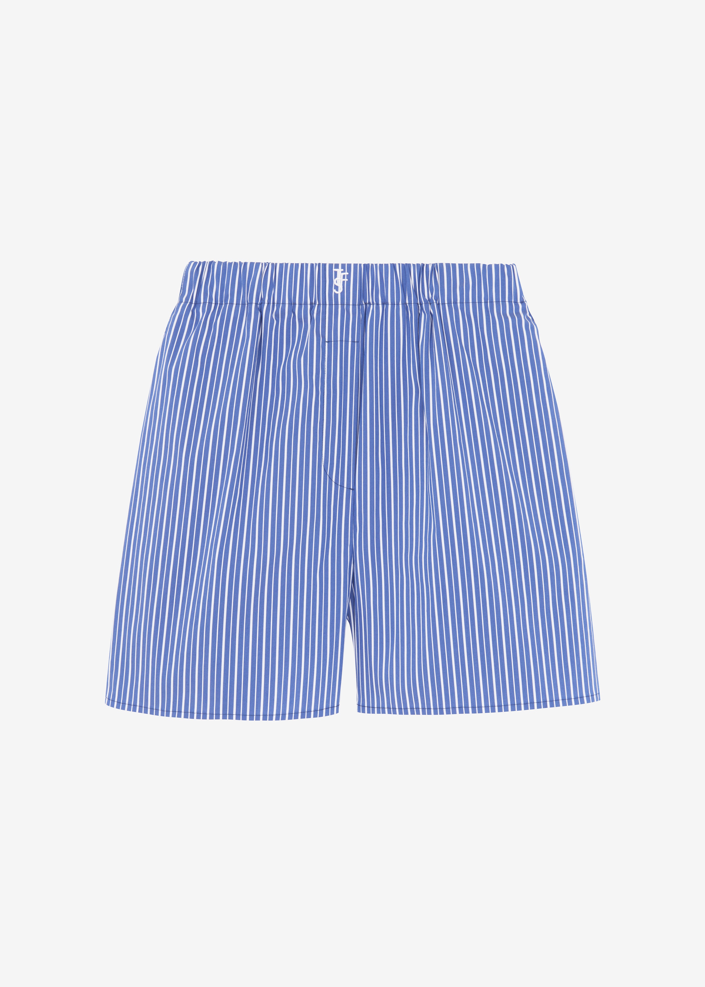 Cole Cotton Boxer Shorts - Blue Multi Stripe - 8