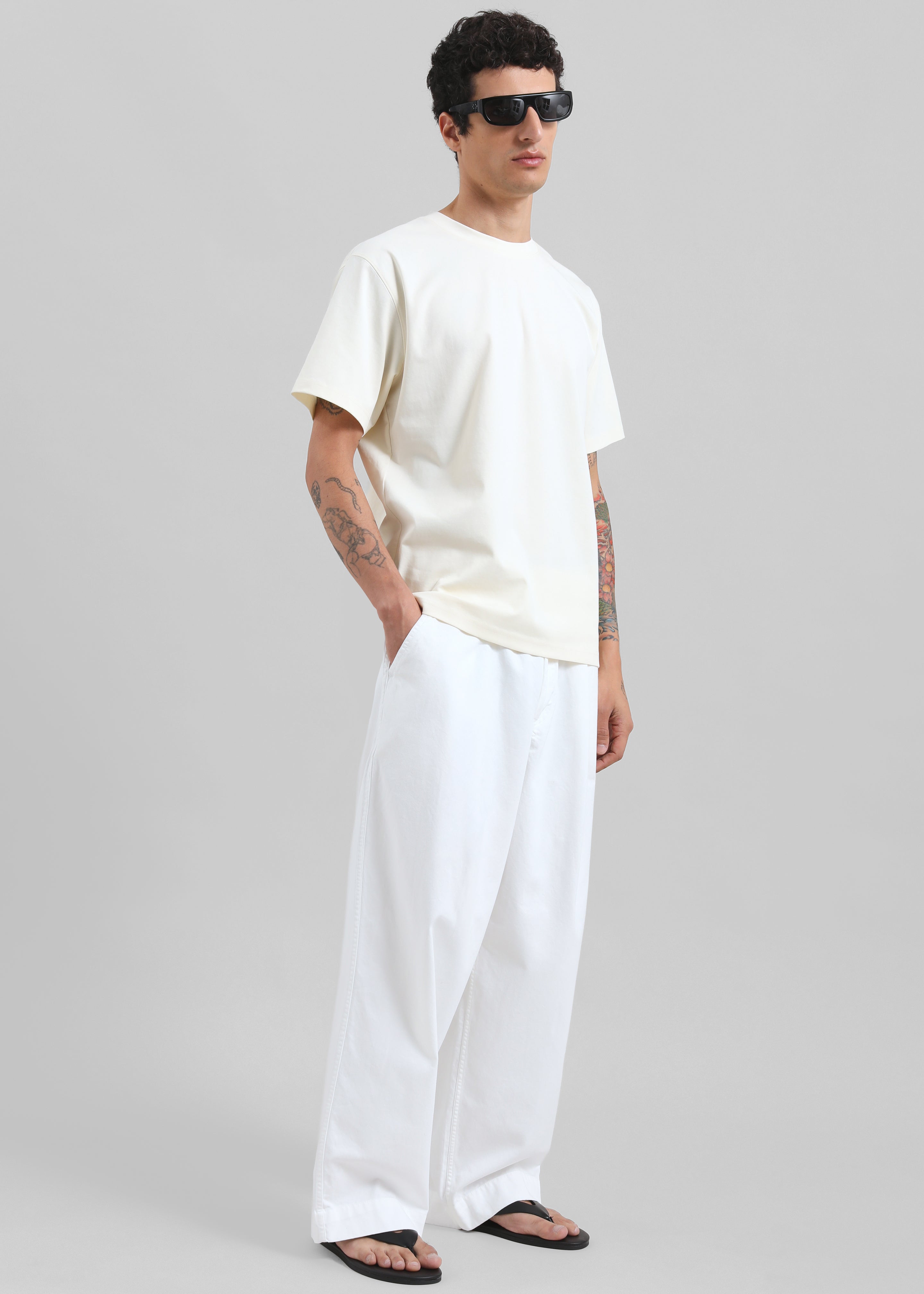 Colebee Soft Jersey T-Shirt - Cream - 3