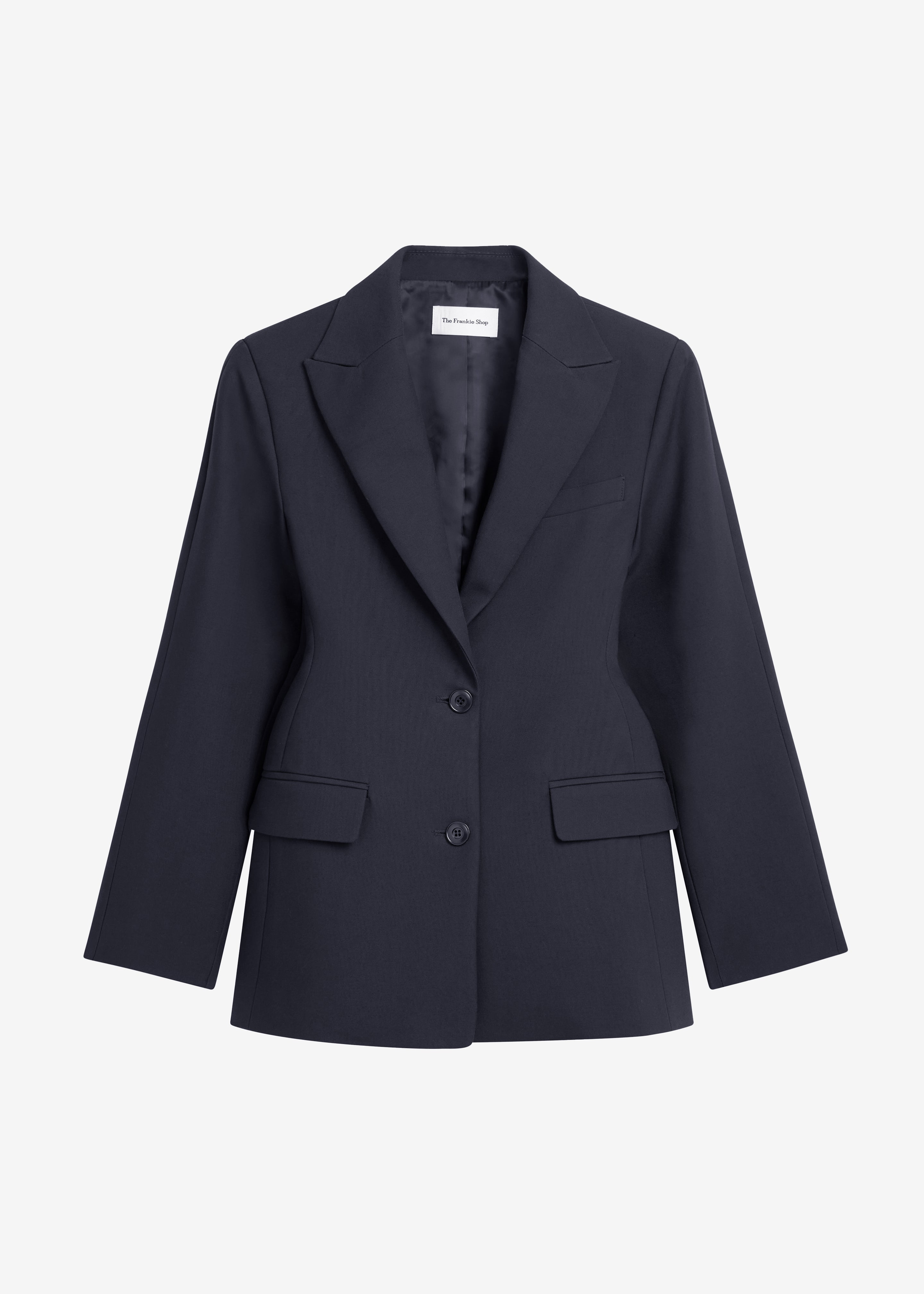 Colette Hourglass Twill Blazer - Navy - 9