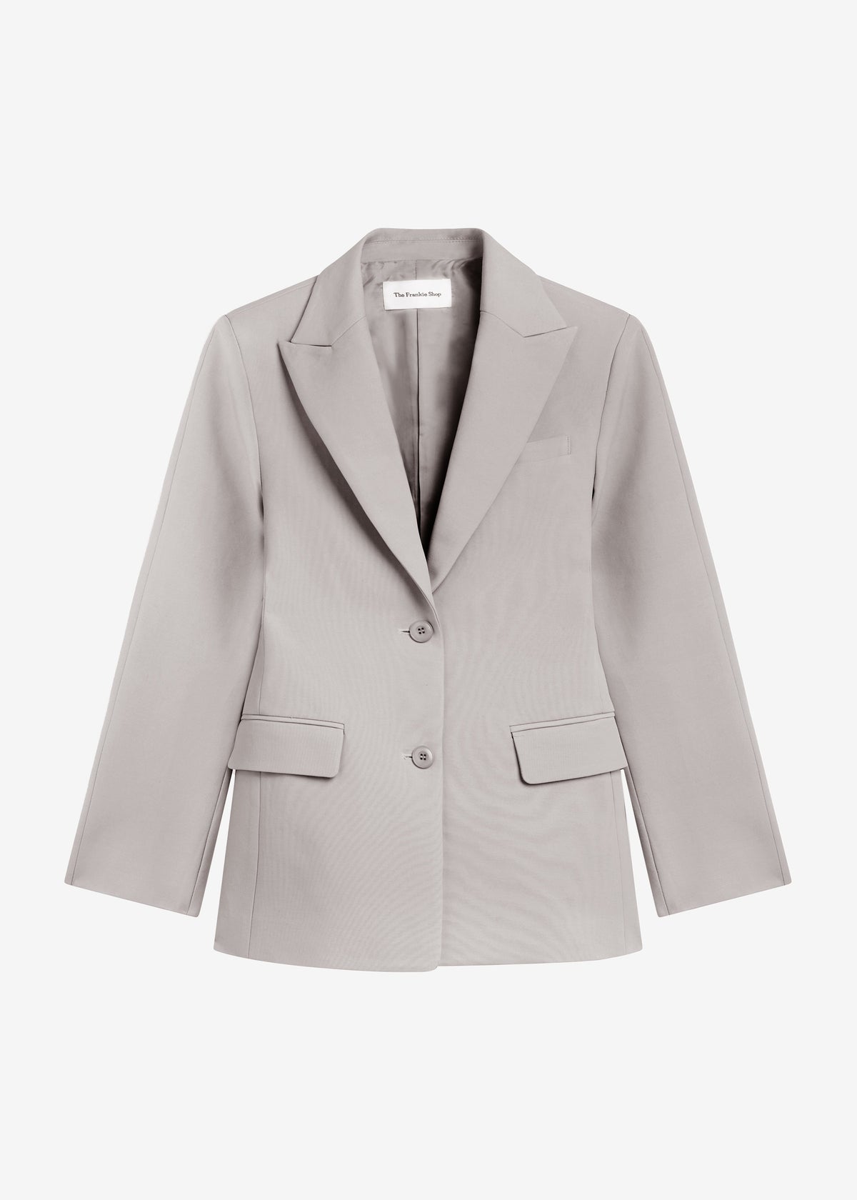 Colette Hourglass Satin Blazer - Light Taupe - 9