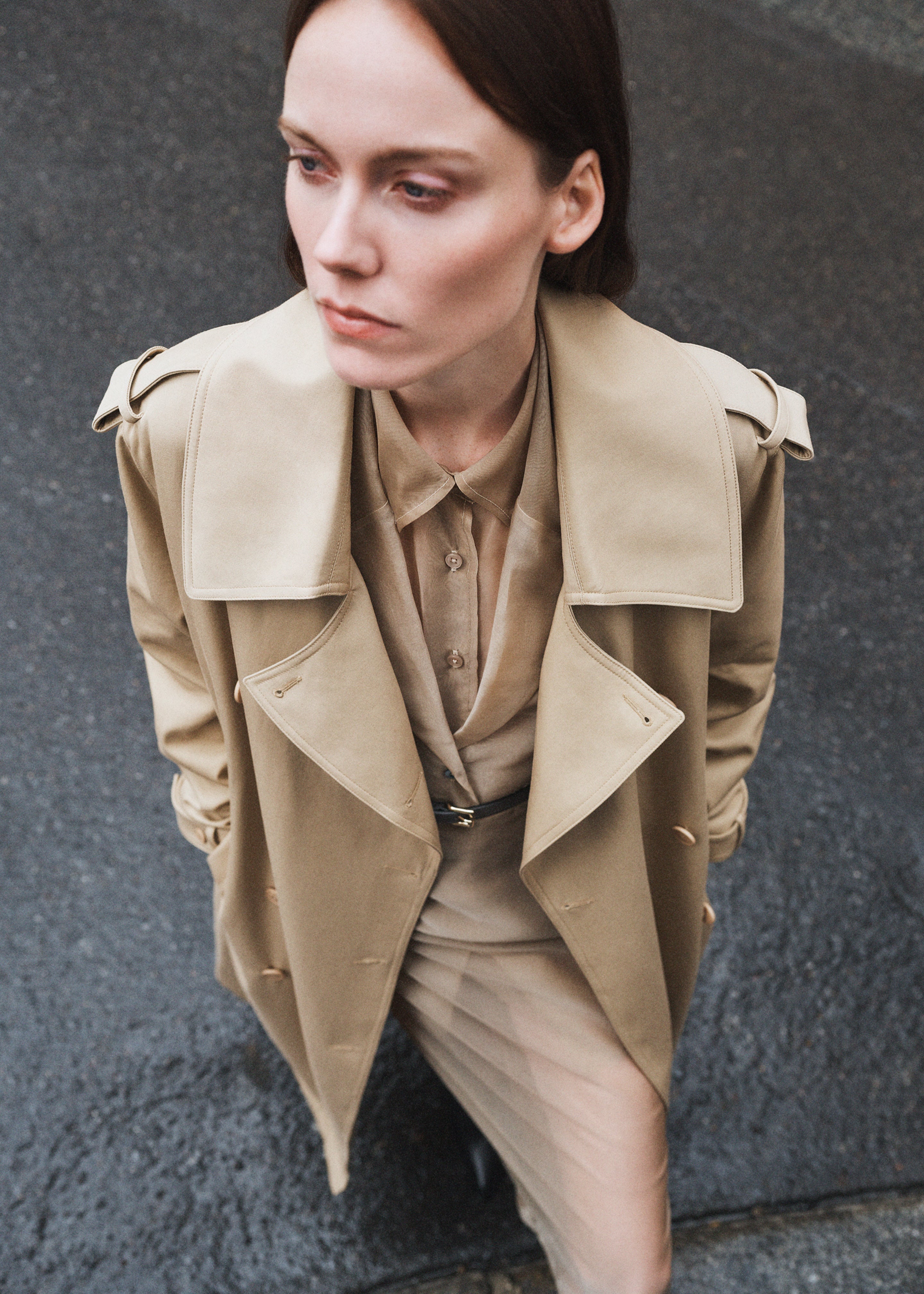 Coline Trench Coat - Beige - 3