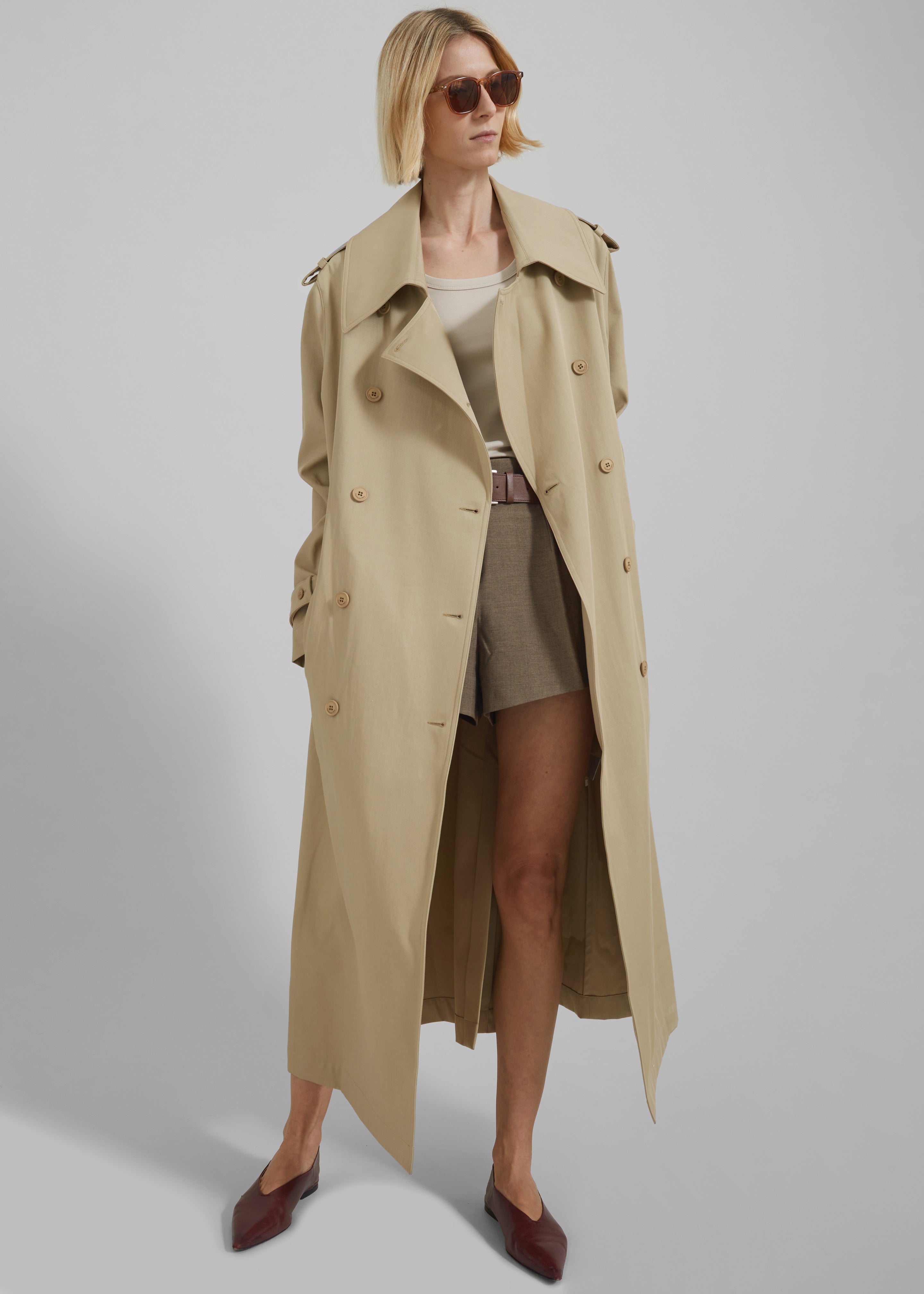 Coline Trench Coat - Beige - 5