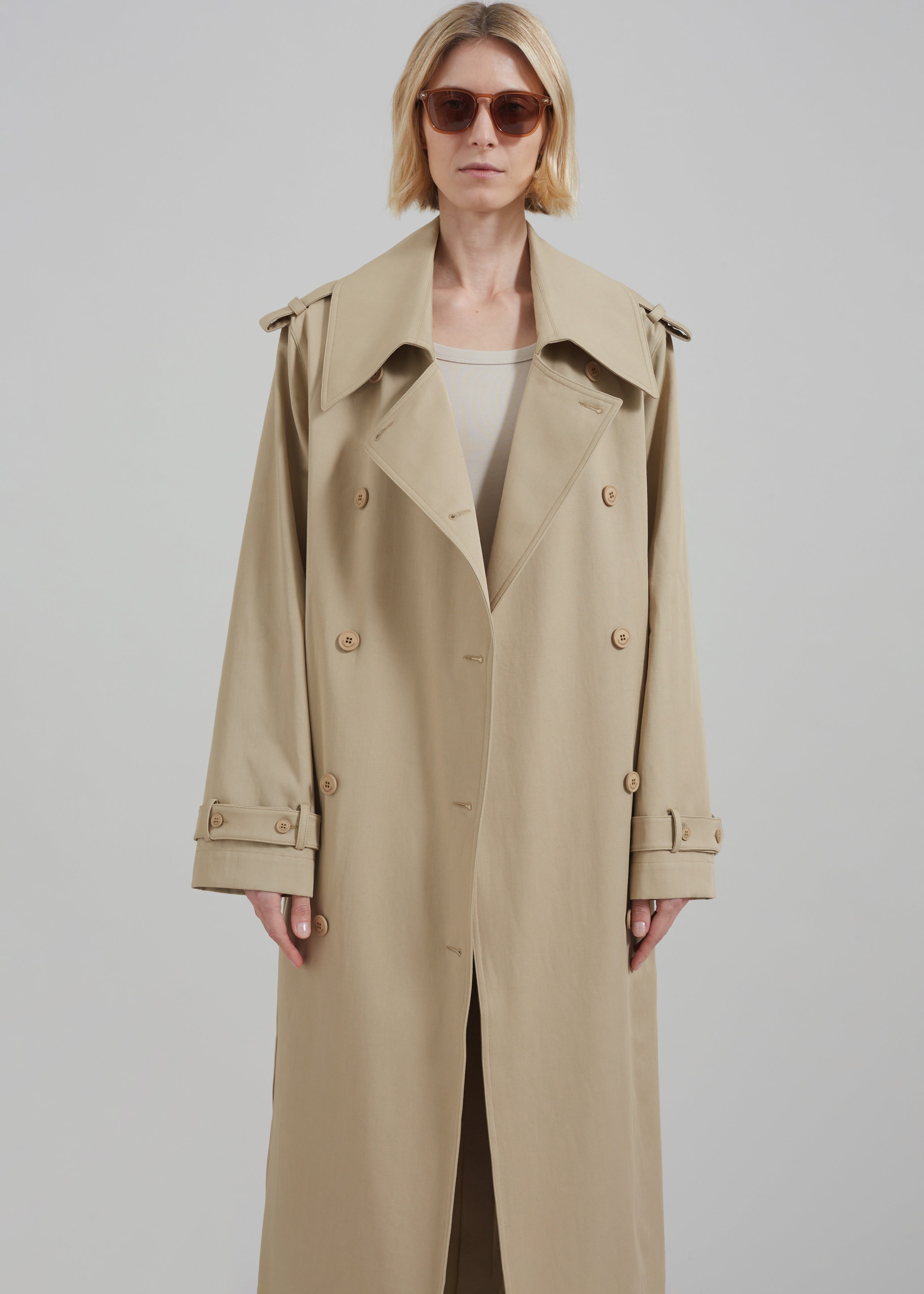 Coline Trench Coat - Beige - 7