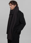 Colton Wool Scarf - Dark Plum