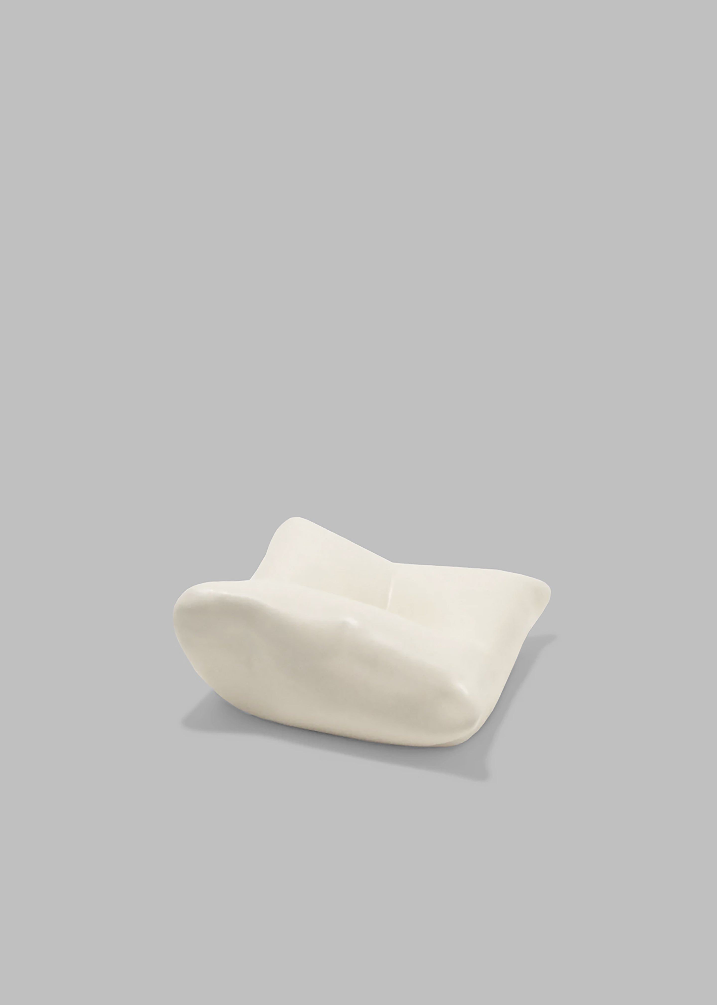 Completedworks Bumped II Ceramic Cushion - Matte White - 2