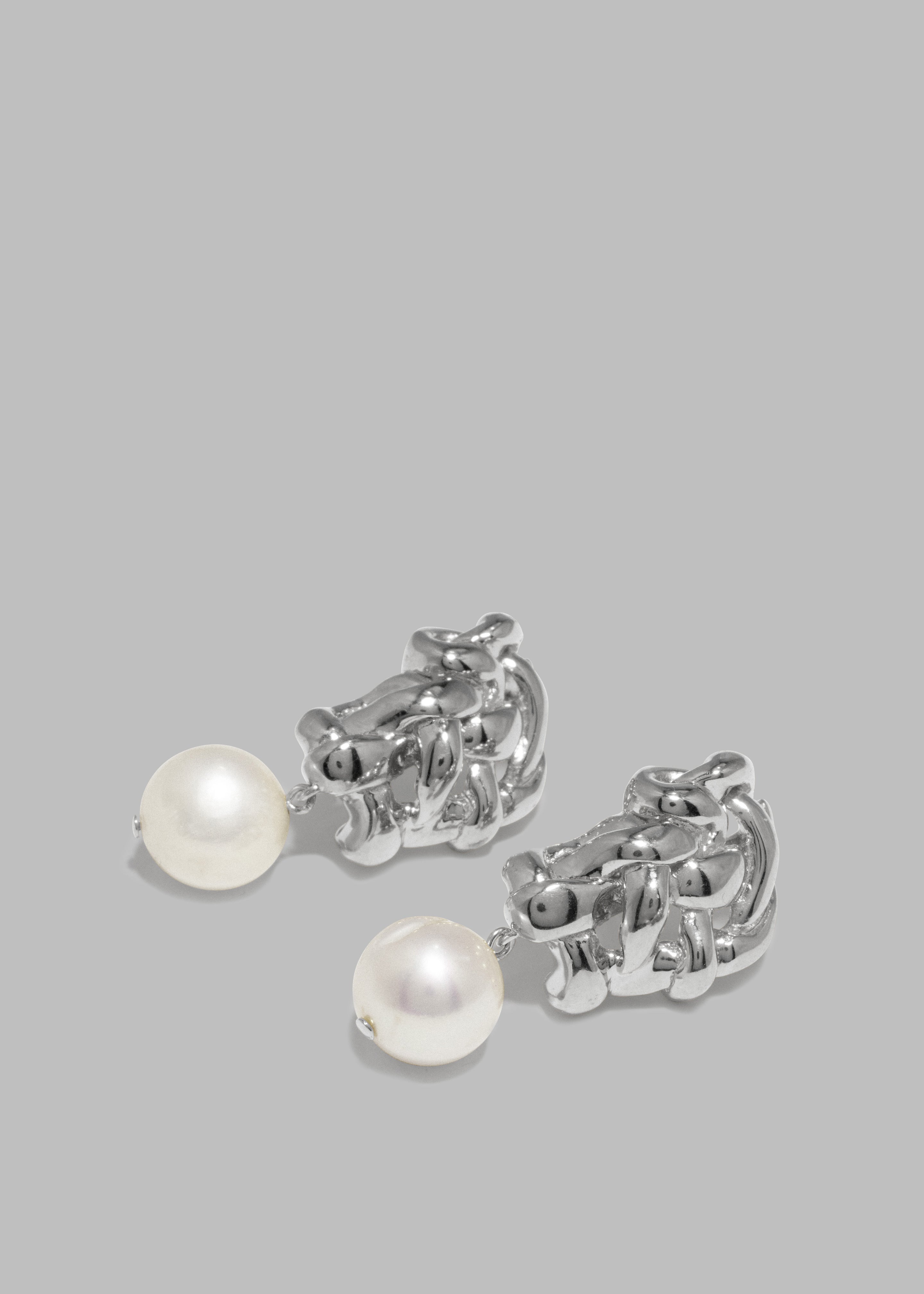 Completedworks The Paths of Memory Earrings - Pearl/Rhodium - 6