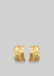 Completedworks Pleated Earrings - Gold