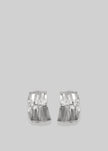 Completedworks Pleated Earrings - Silver